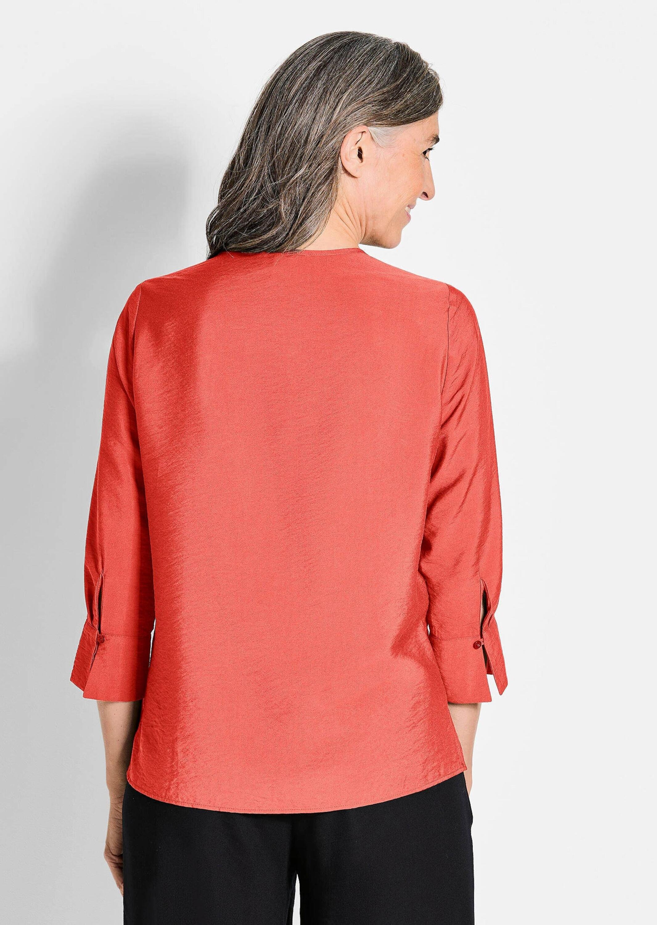 GOLDNER Schlupfbluse »Elegante Schlupfbluse Damen aus Viskose mit Strukturmuster«