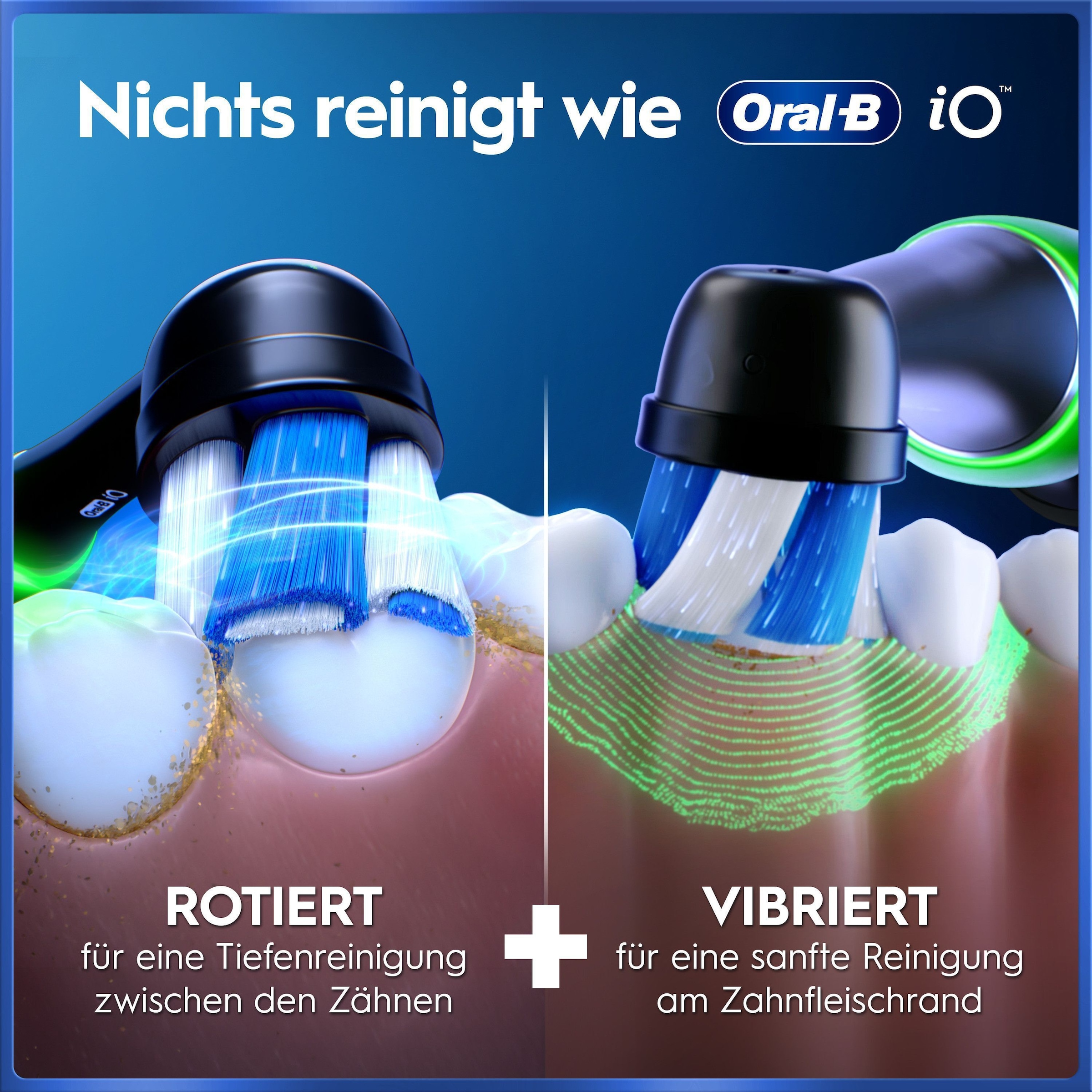 Oral-B Elektrische Zahnbürste »iO 5 Duopack« 2 Stk. Aufsteckbürsten mit Magnet-Technologie, LED-Anzeige, 5 Putzmodi, Reiseetui