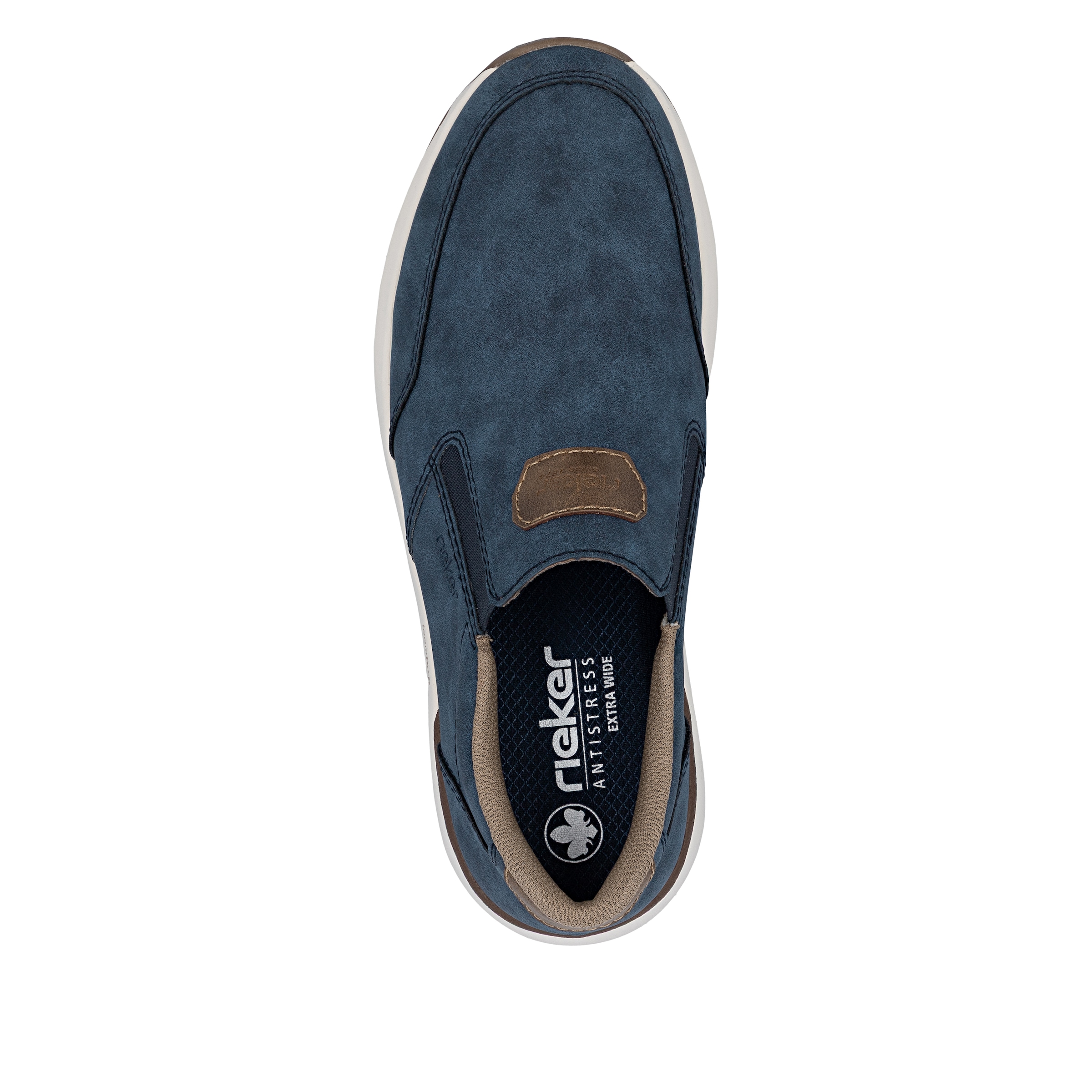 Rieker Slip-On Sneaker  Slipper, Schlupfschuh, Freizeitsneaker, Halbschuh mit Stretcheinsätze
