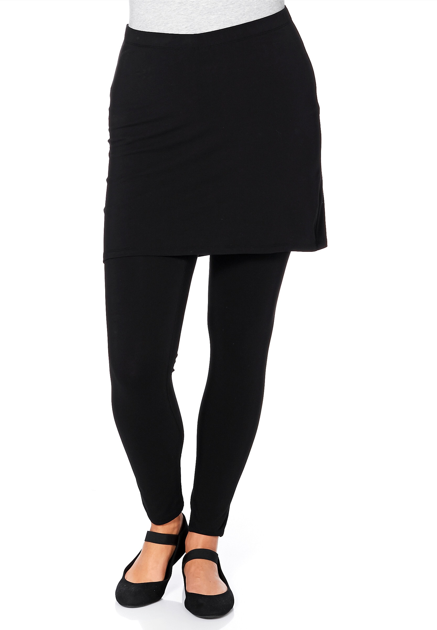 sheego by Joe Browns Leggings »Leggings Leggings mit angesetztem Minirock«  Raffinierte Leggings mit Rock