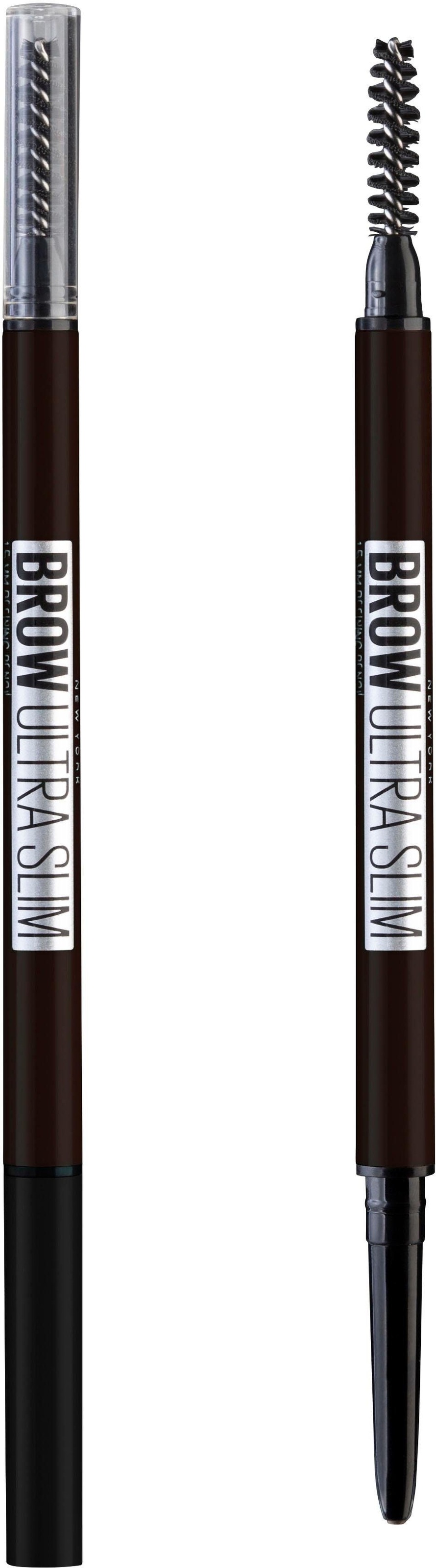 MAYBELLINE NEW YORK Augenbrauen-Stift »Brow Ultra Slim Liner«, mit Farbpigment-Gel