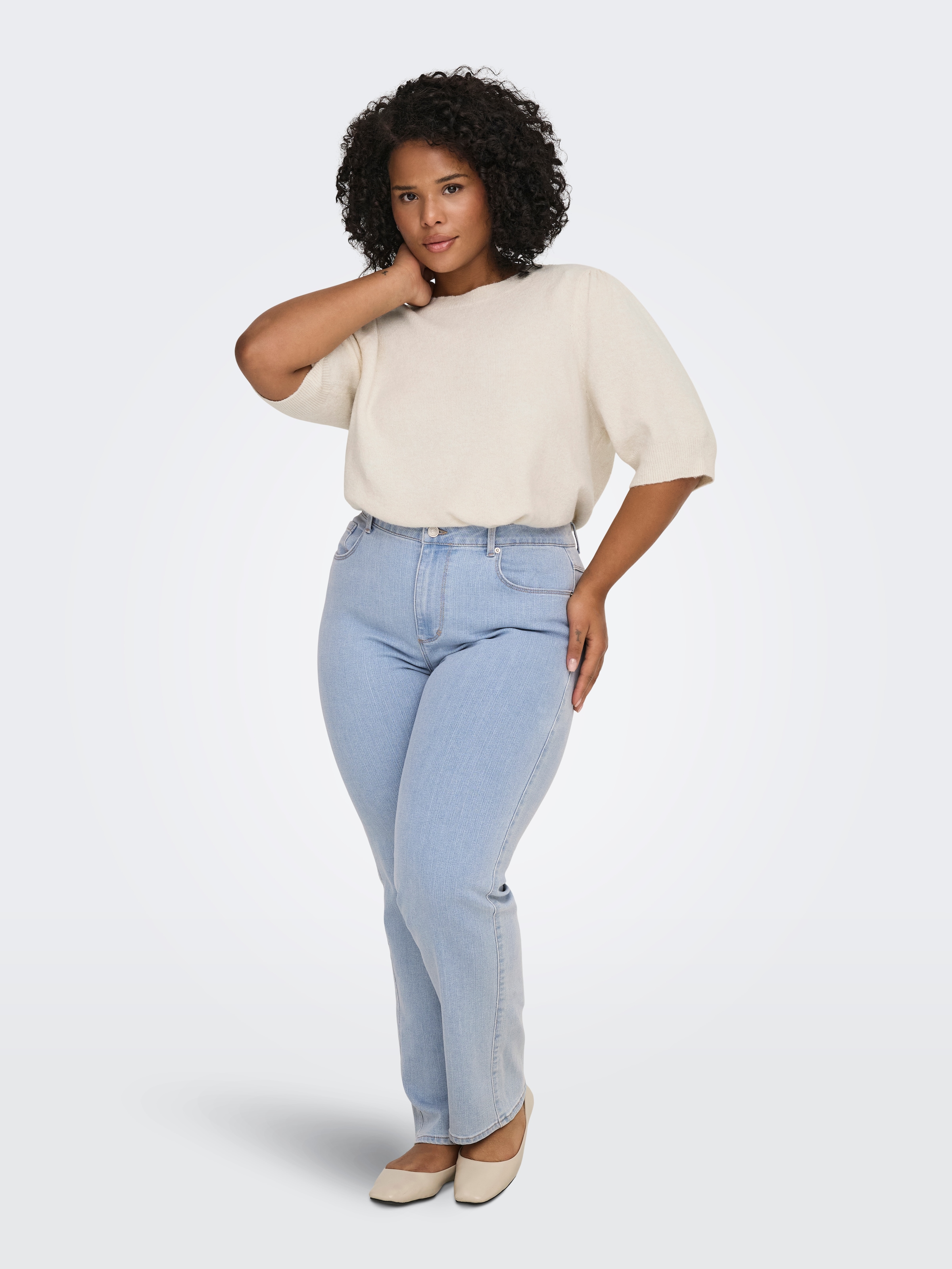 ONLY CARMAKOMA Strickpullover »CARRICA LIFE 2/4 PULLOVER KNT NOOS«