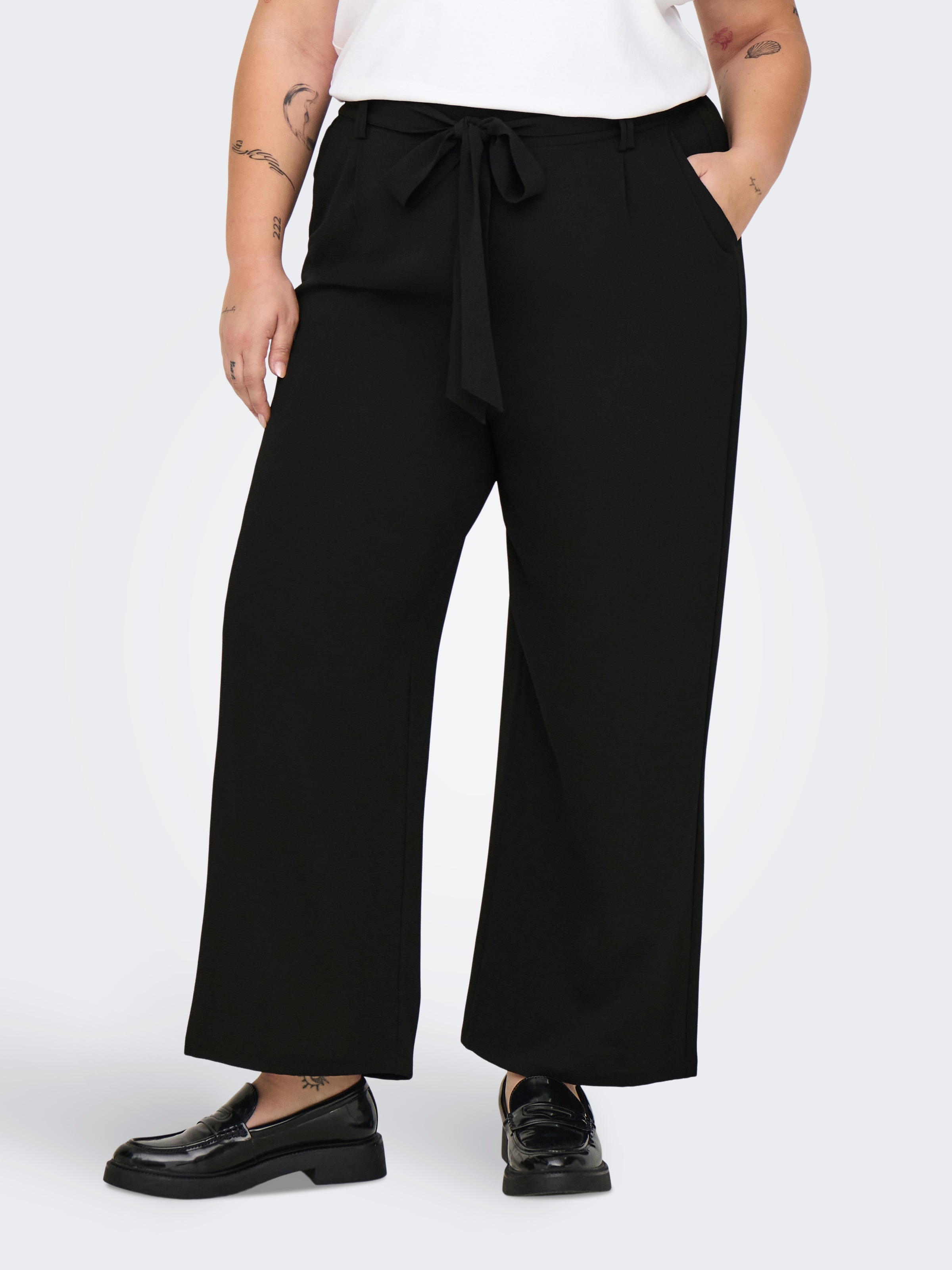 ONLY CARMAKOMA Schlupfhose »CARLUX LIFE PALAZZO ANKLE PANT NOOS«