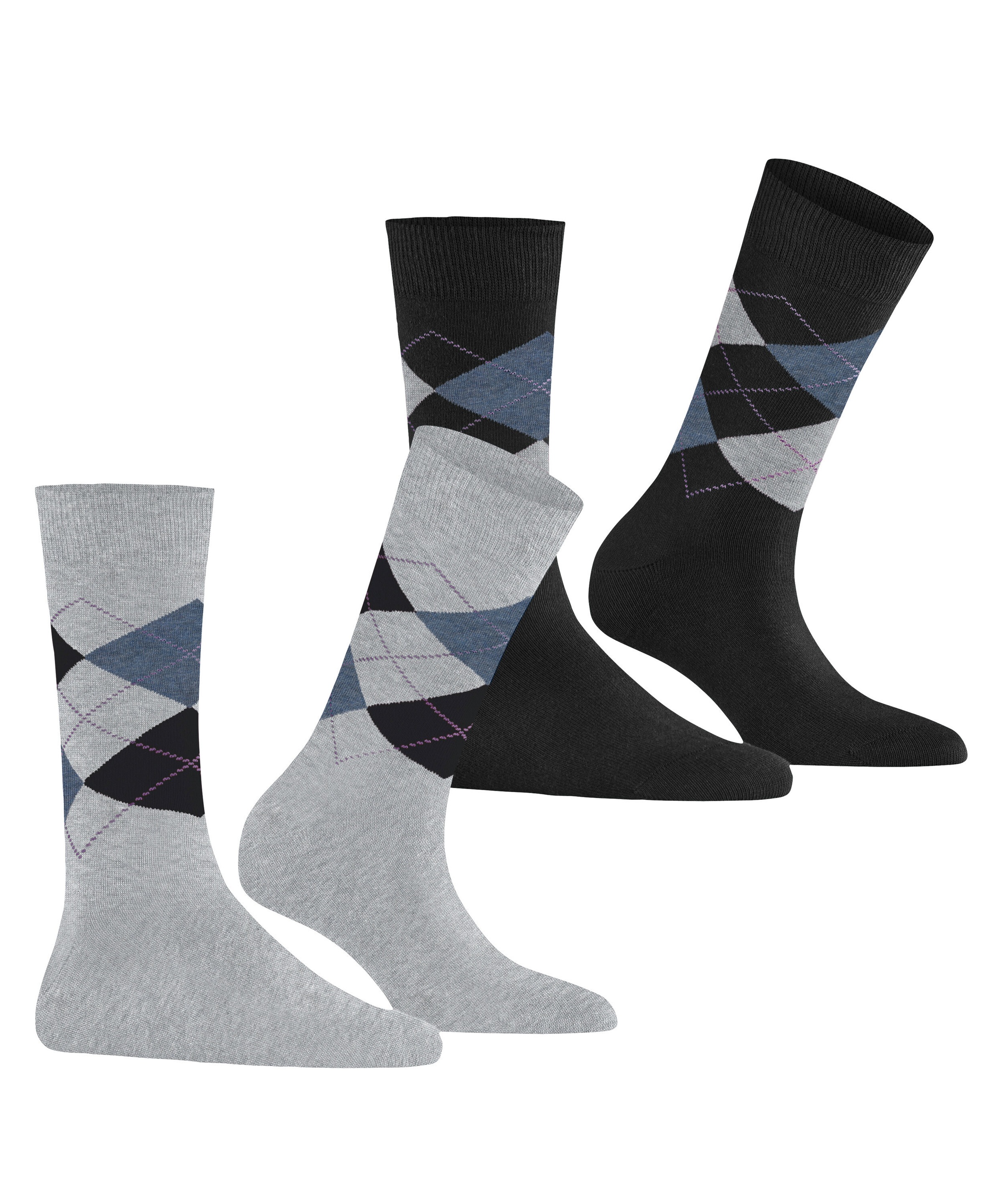 Burlington Socken »Everyday Argyle 2er-Pack« 2er Pack,  atmungsaktiv