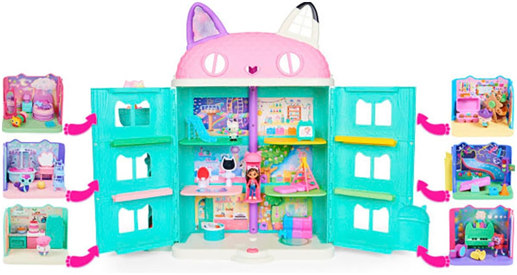 Spin Master Spielwelt »Gabby's Dollhouse – Deluxe Room - Carnival (Cat Adventure)«