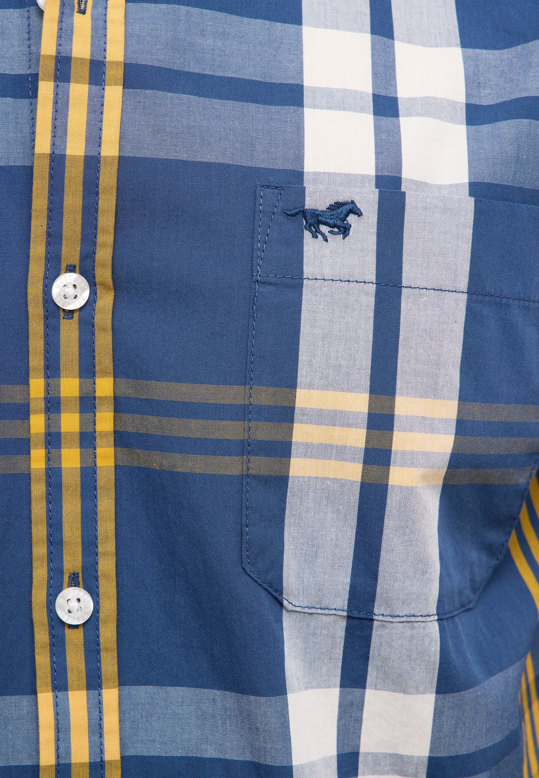 MUSTANG Langarmhemd »Herren Style Chester«