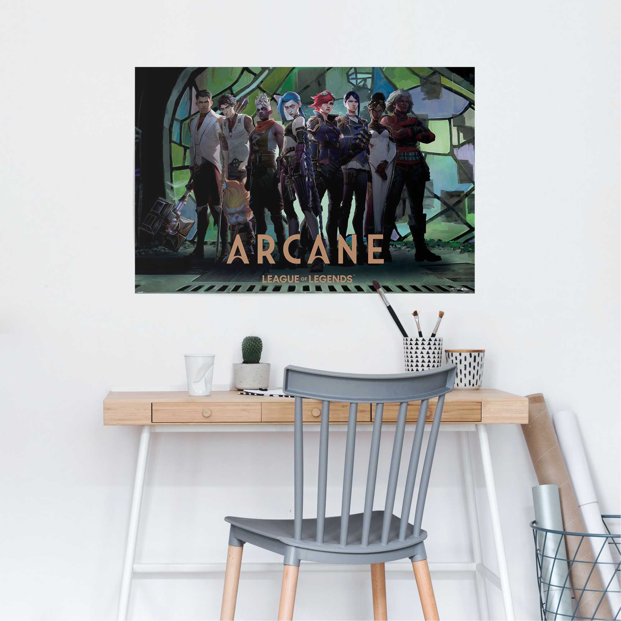 Reinders! Poster »Arcane« Teenager Zimmer - Mehrfarbig - 150 gr.  Papier - Cartoons