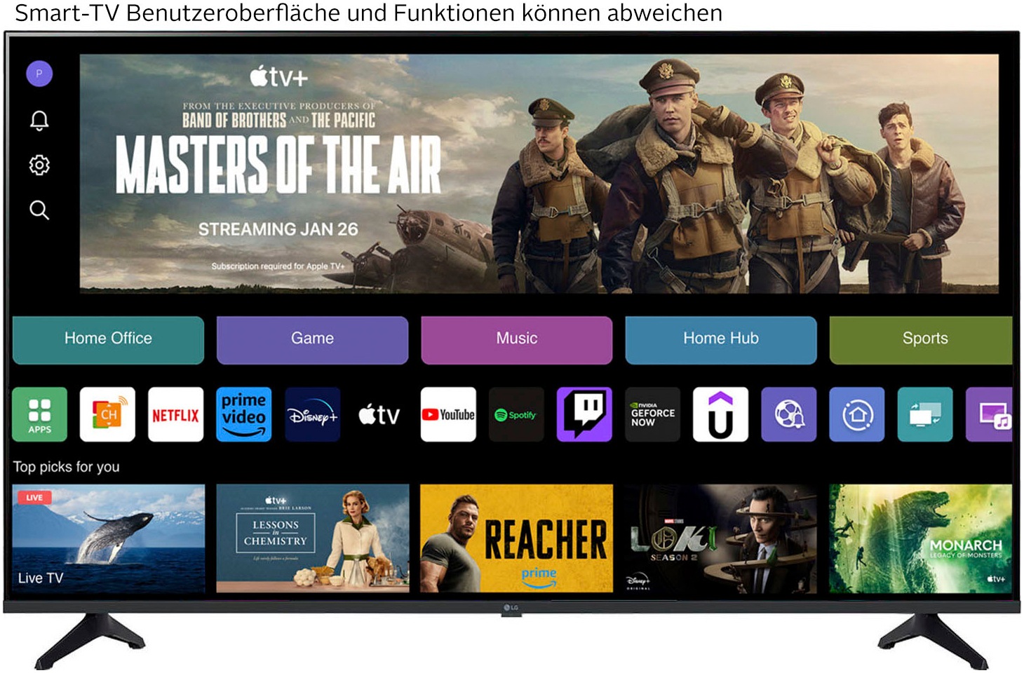 LG LED-Fernseher »43UA73006LA«, 4K Ultra HD, Smart-TV