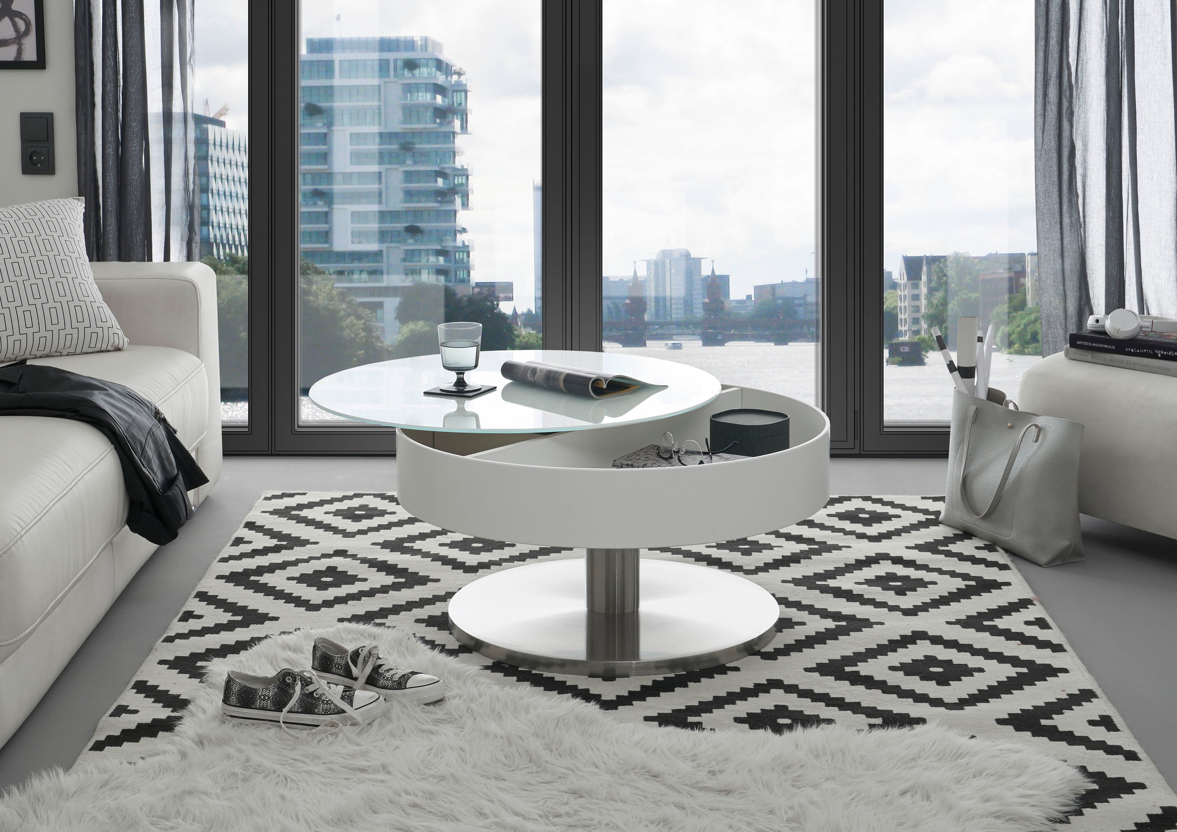 MCA furniture Couchtisch »Suva«, Tischplatte OTTO online Innenfach mit bestellen bei drehbar
