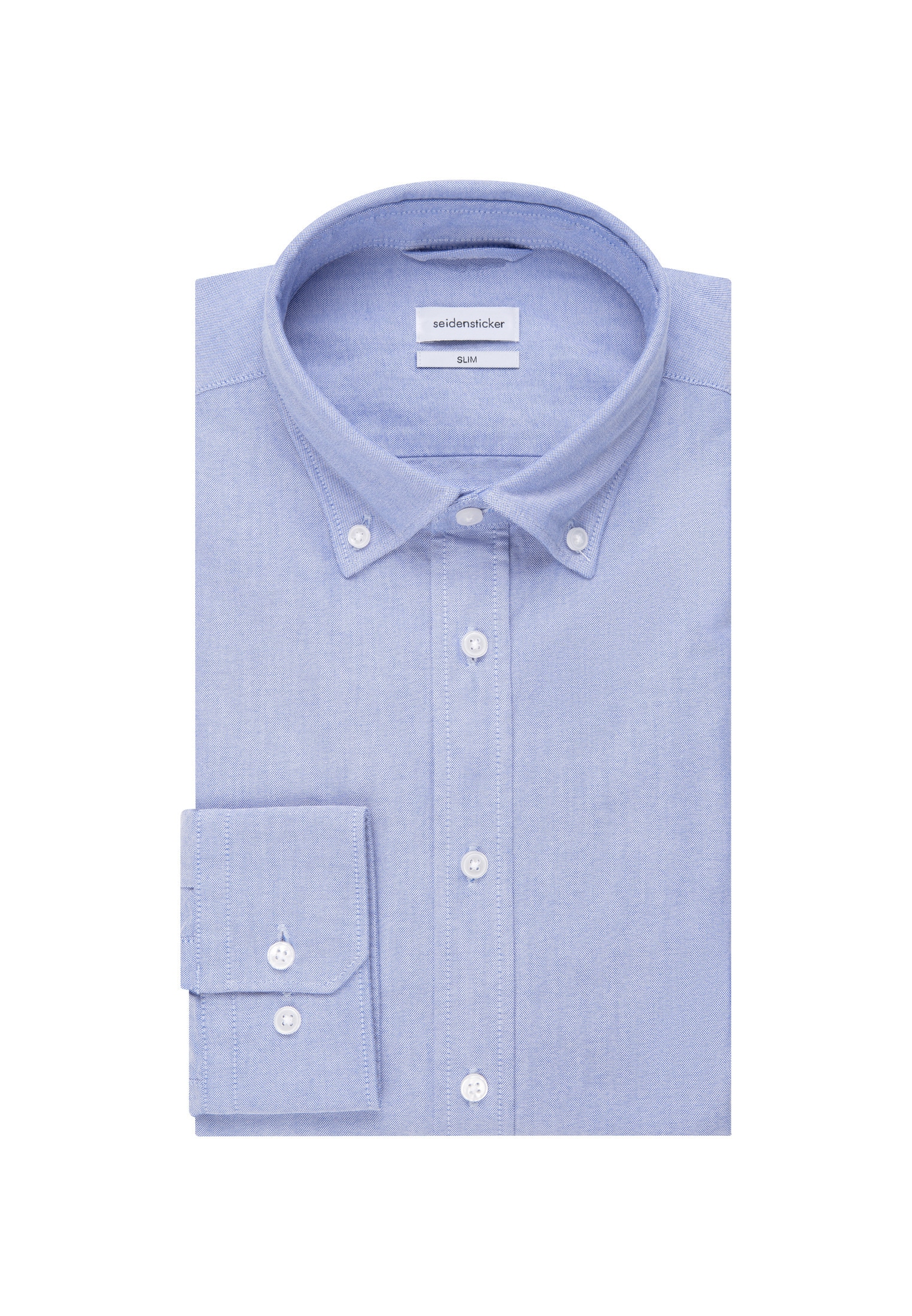 seidensticker Businesshemd »Slim« Slim 1/1 Button-Down-Kragen Uni