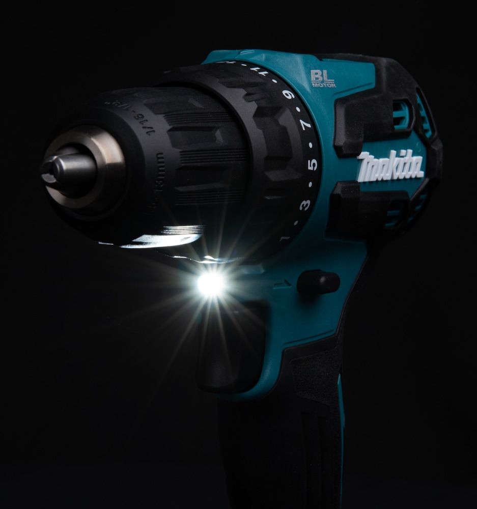 Makita Akku-Bohrschrauber »»DDF490RFJ« 18V, Inkl. 2x 3Ah Akku und Ladegerät« max. 65 Nm, 0-1.900 min⁻¹, 13 mm,  leistungsstarker & bürstenloser Bohrschrauber mit 65 Nm Drehmoment