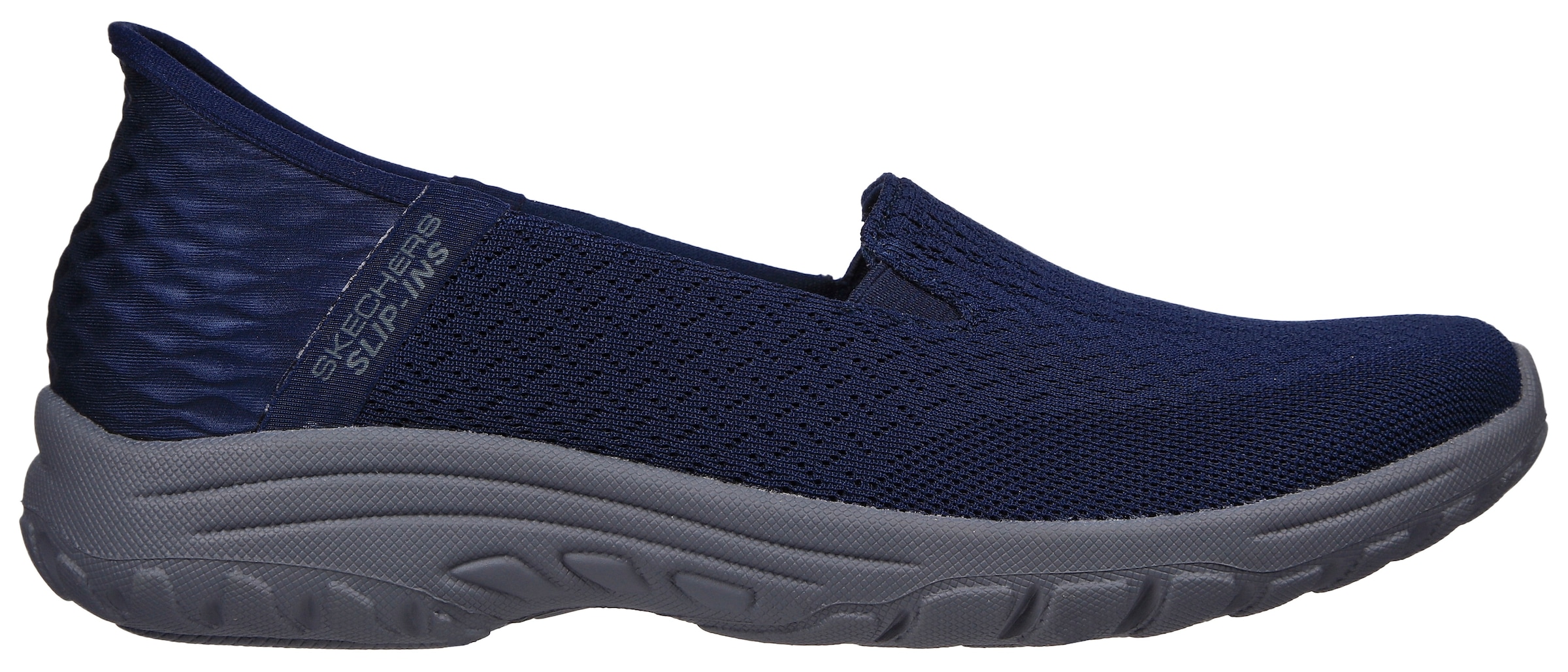 Skechers Slip-On Sneaker »REGGAE FEST 2.0-GUIDING LIGHT«, Schlupfschuh, Slipper, Freizeitschuh mit gepolstertem Schaftrand