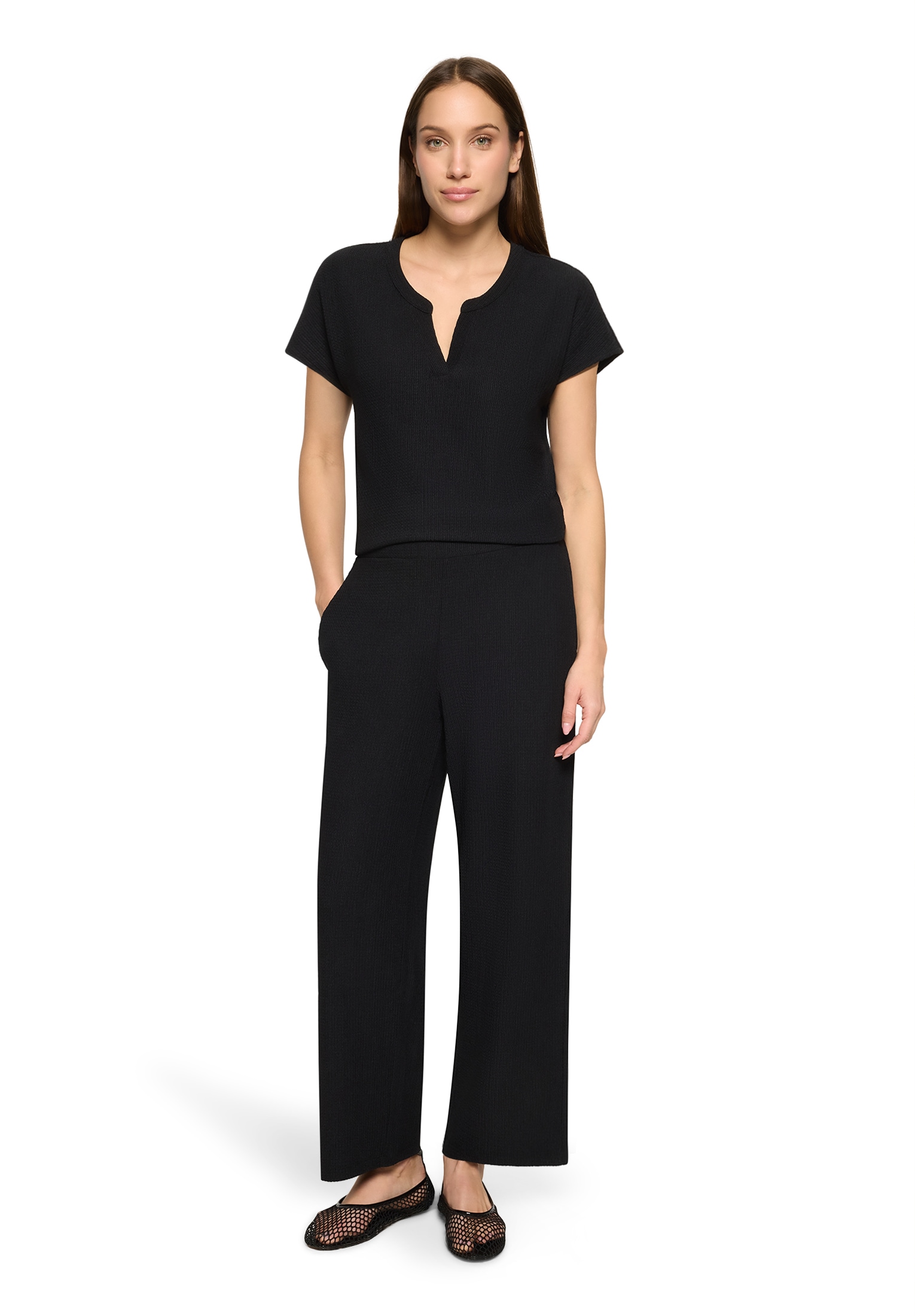 Betty Barclay Rundhalsshirt »Basic Shirt mit V-Ausschnitt«