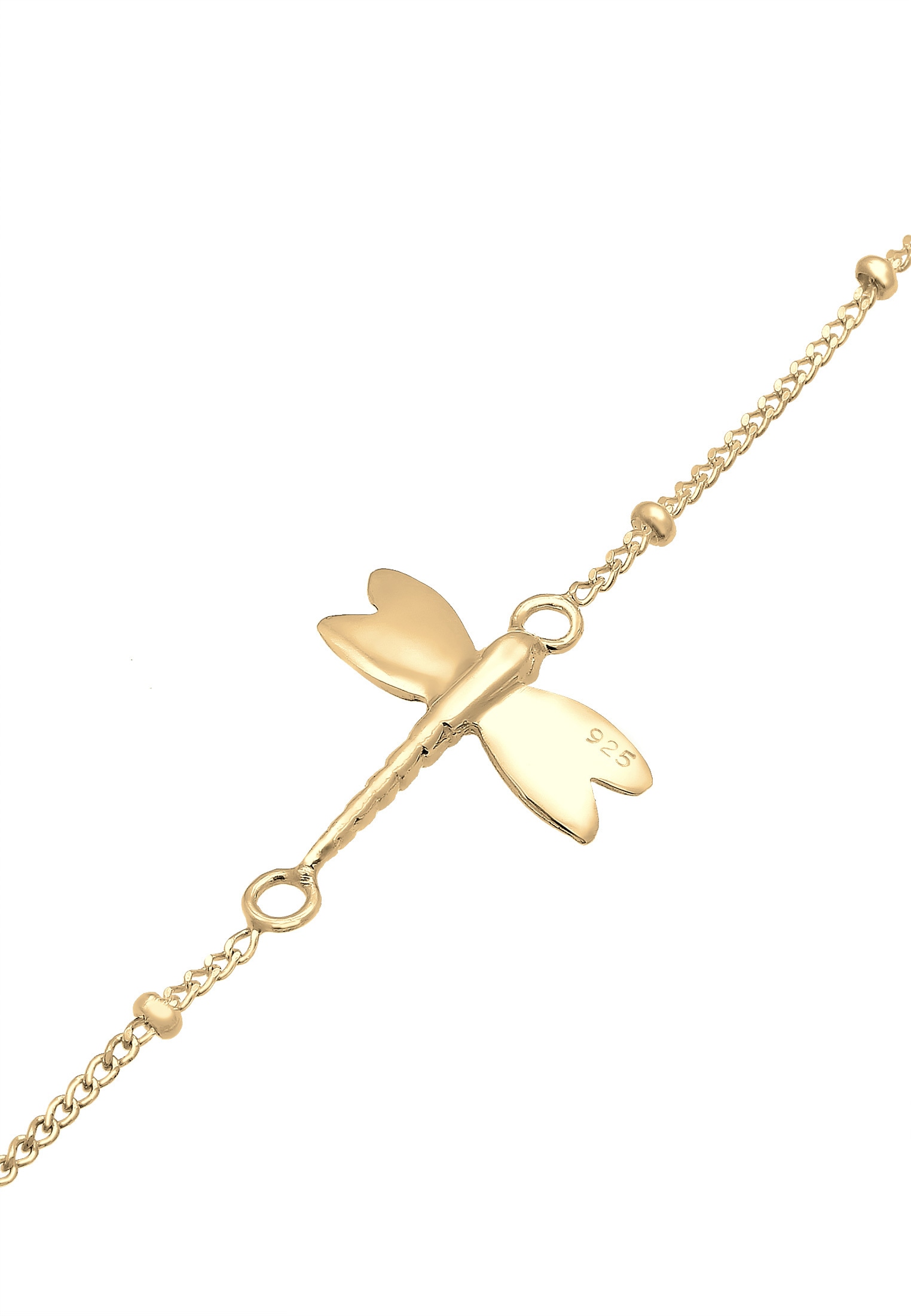 Elli Armkette »Armband Libelle Kugelkette Verspielt Sommer 925 Silber«