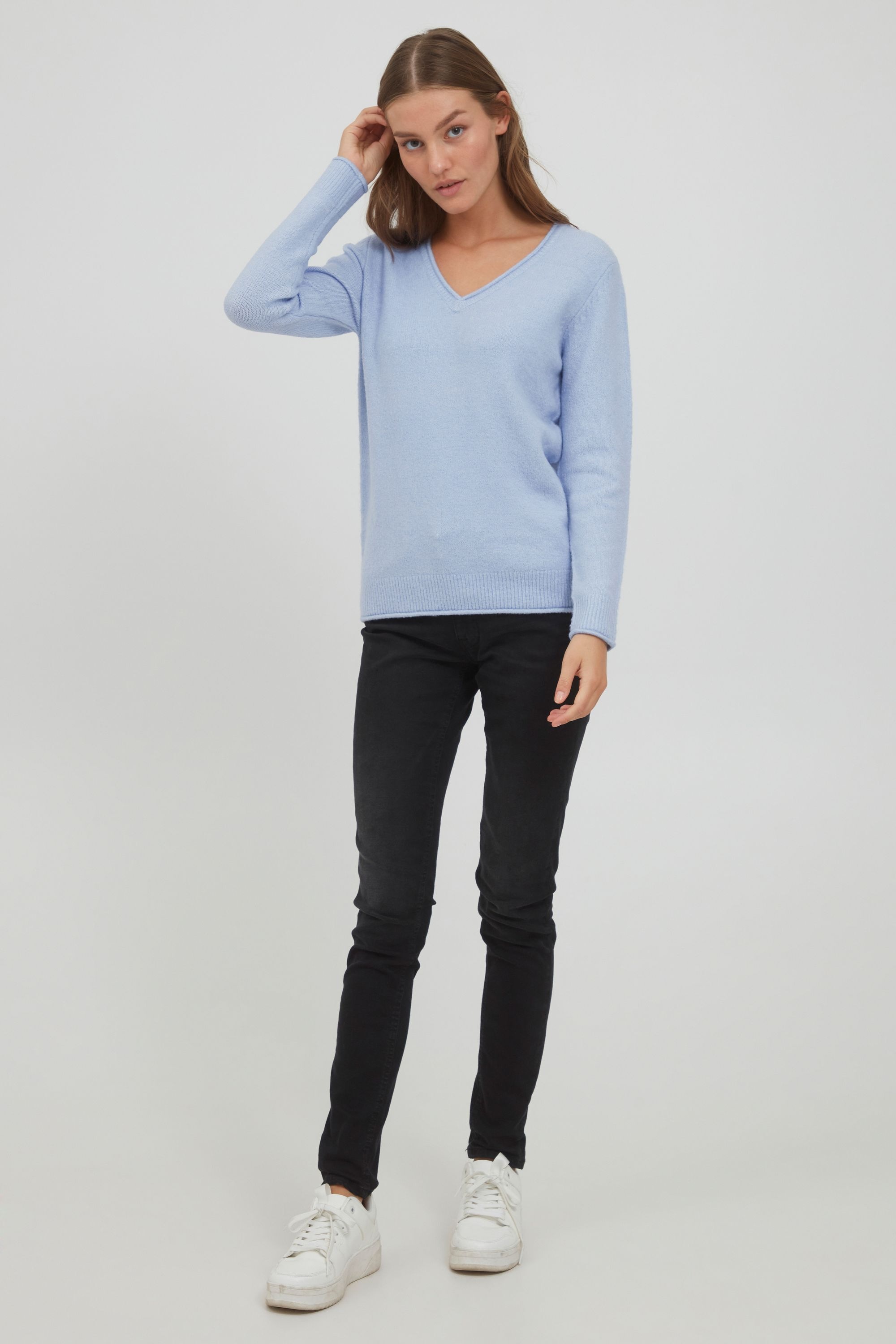 OXMO Strickfleece-Pullover »Strickpullover OXIlva«