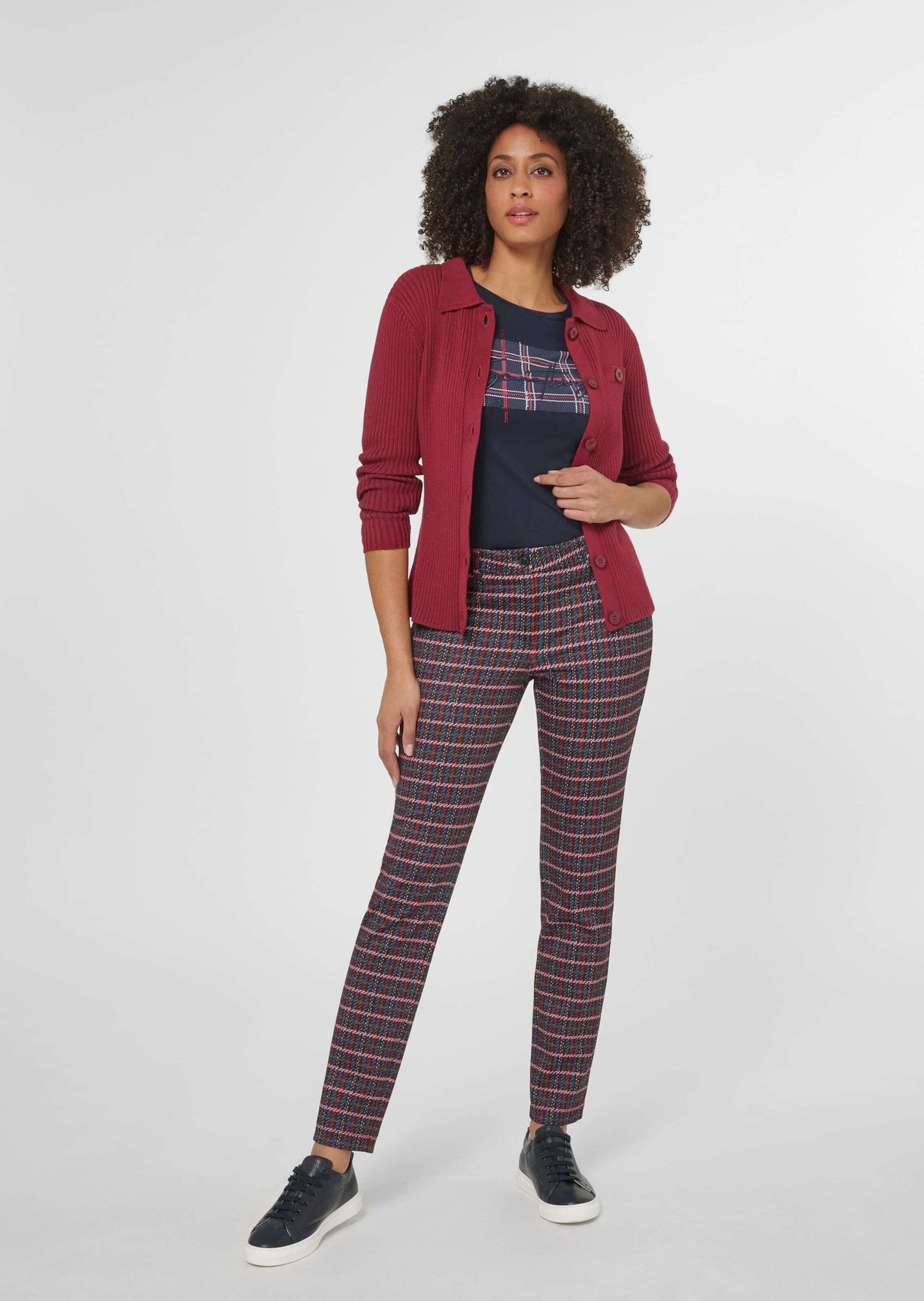 MADELEINE Strickjacke »Strickjacke Rippstrick-Jacke mit langen Ärmeln«