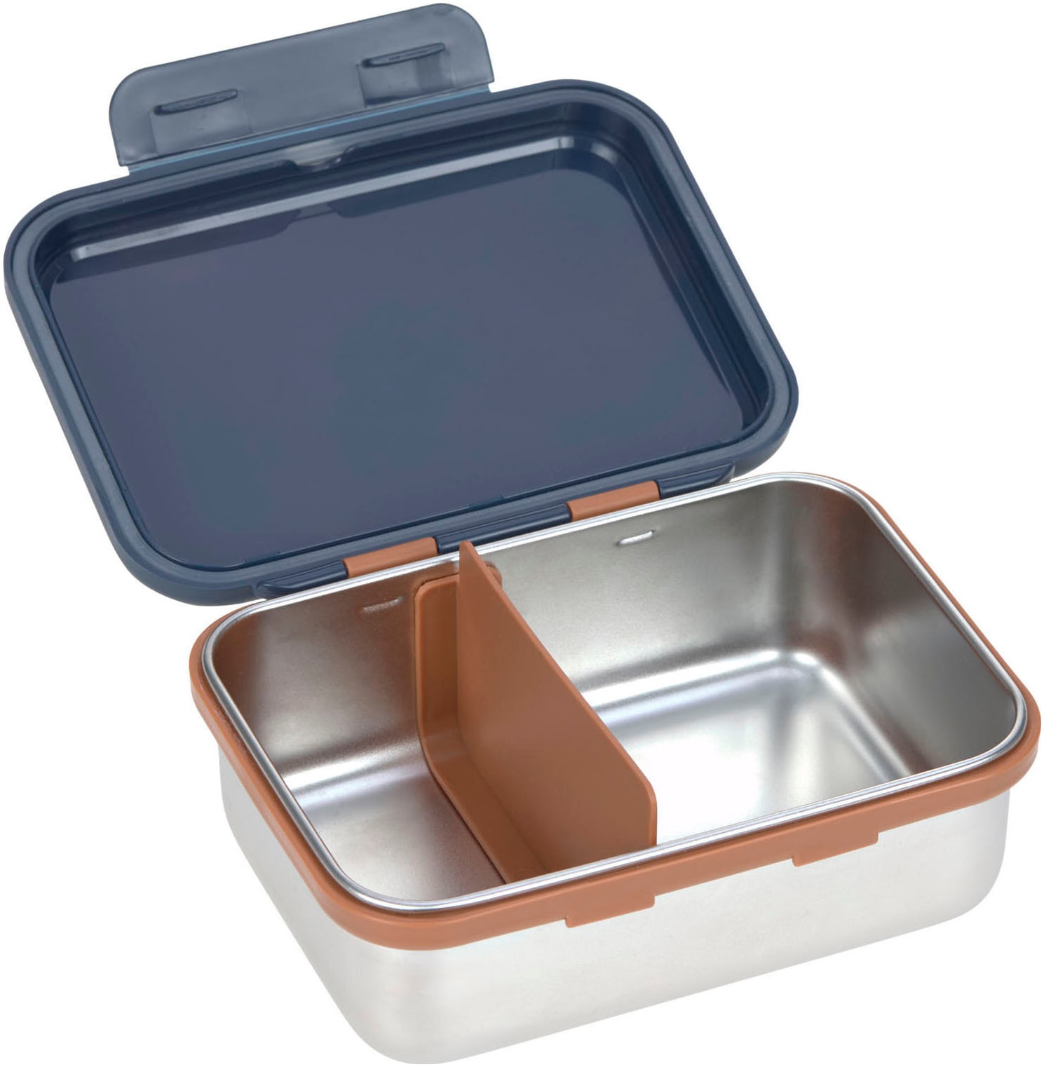 LÄSSIG Lunchbox »Little Gang, Smile navy« 1 Stk. tlg.