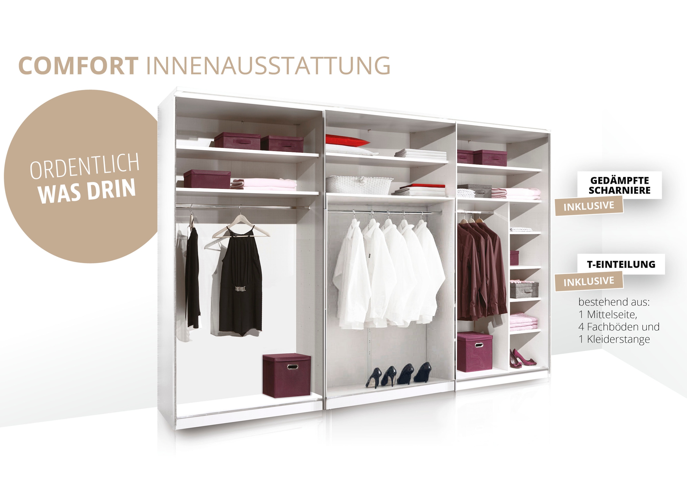 STAUD Drehtürenschrank »Extenso, edles Design in hochwertiger Qualität, Made in Germany«