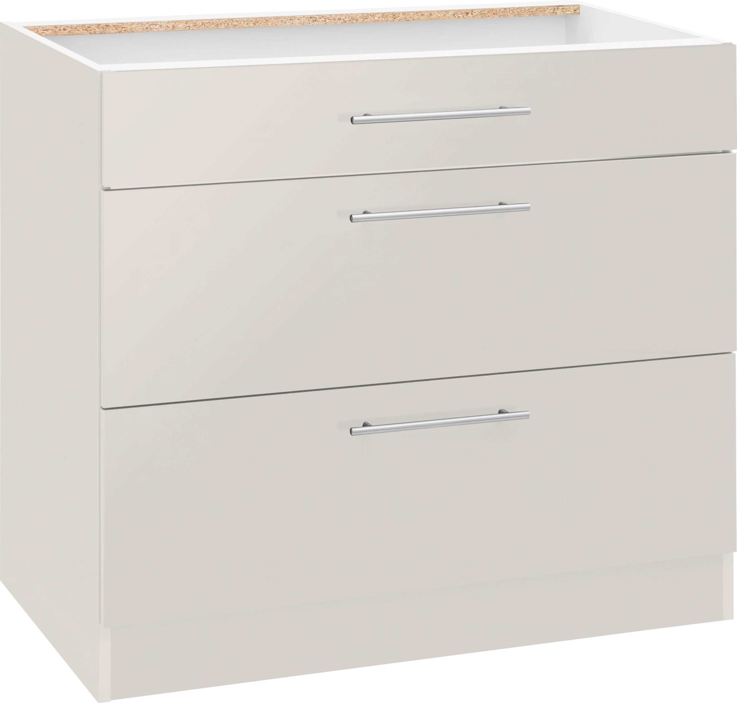 wiho Küchen Unterschrank »Cali«, 90 cm breit, mit 2 großen Auszügen ohne Arbeitsplatte