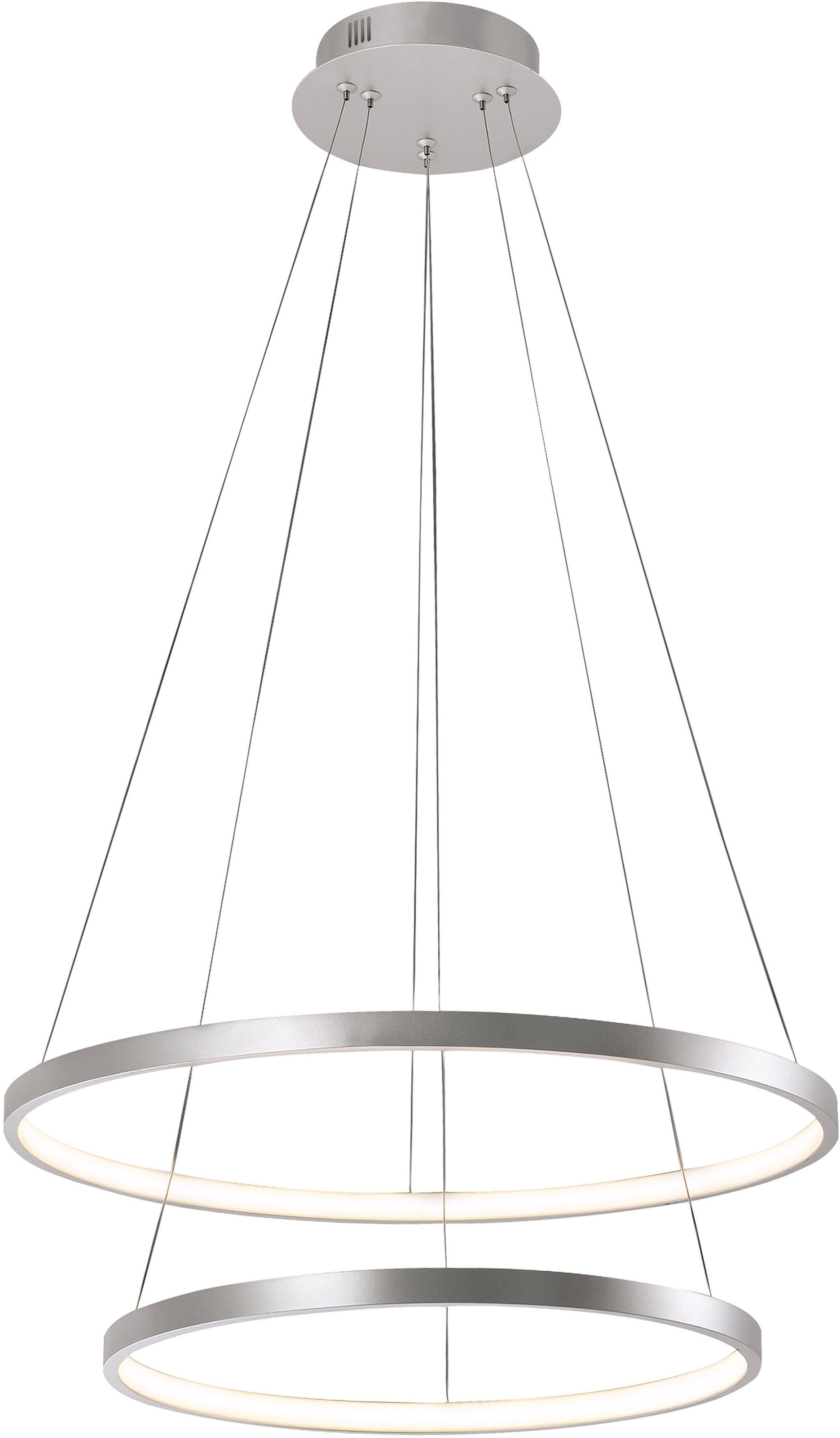 Leuchten Direkt LED Pendelleuchte »CIRCLE«, LED-Board-LED-Board, 1 St., Warmweiß, LED Hängelampe, LED Hängeleuchte