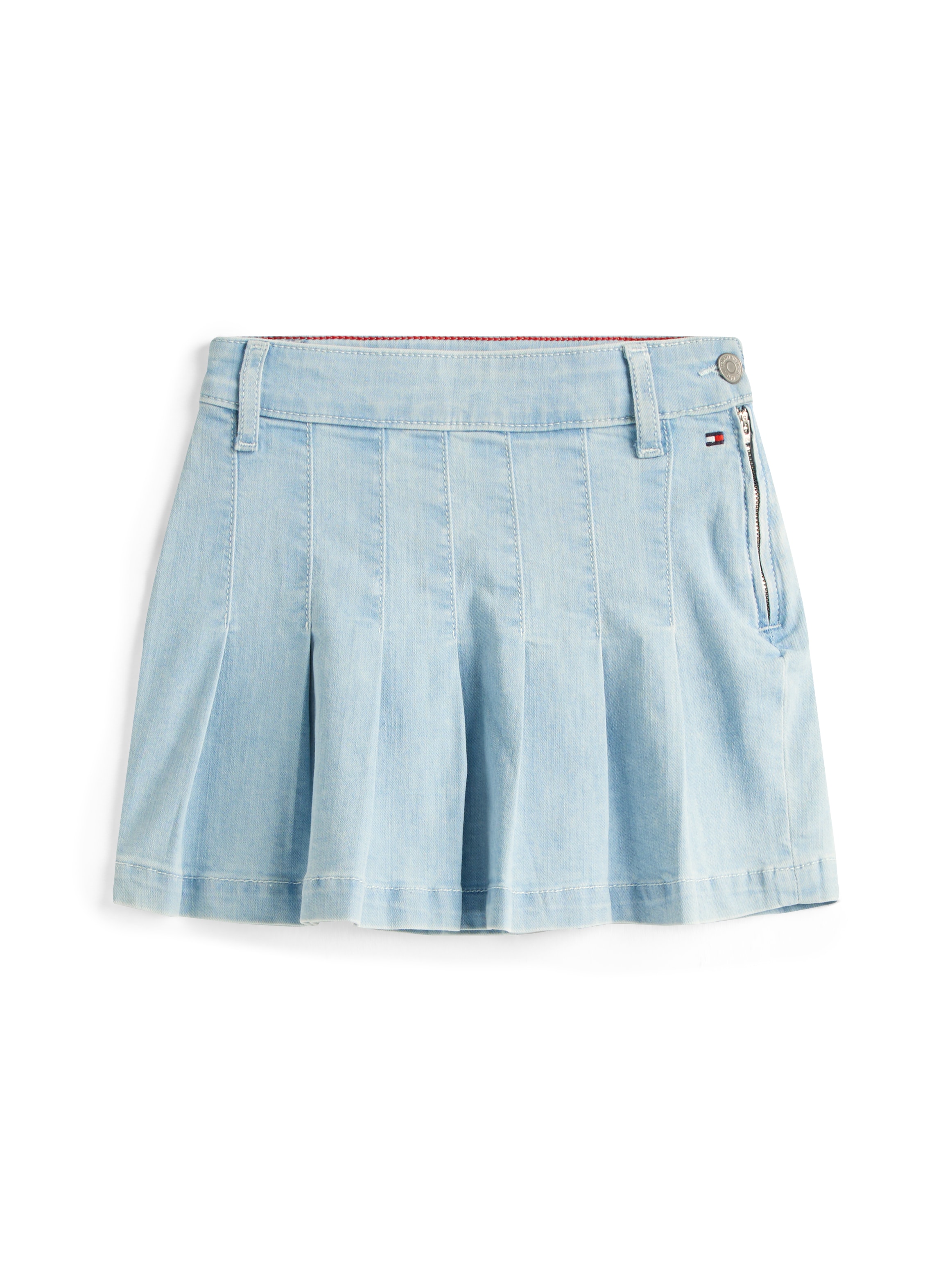 Tommy Hilfiger Jeansrock »DENIM PLEATED SKIRT«, für Kinder bis 16 Jahre, mit Falten