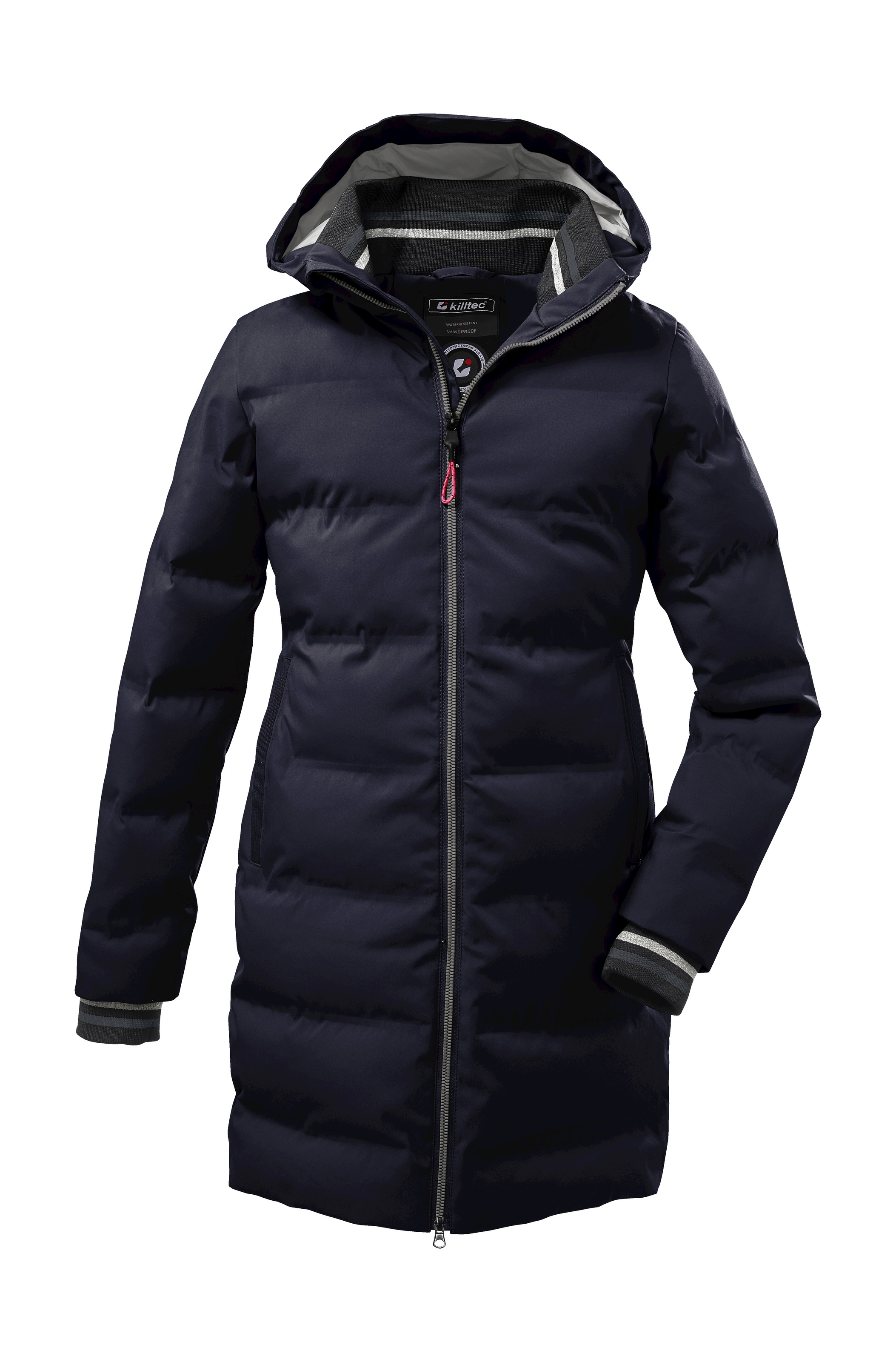 Killtec Mädchen Steppmantel »KOW 196 GRLS QLTD CT« Steppparka in blau, Größe 164