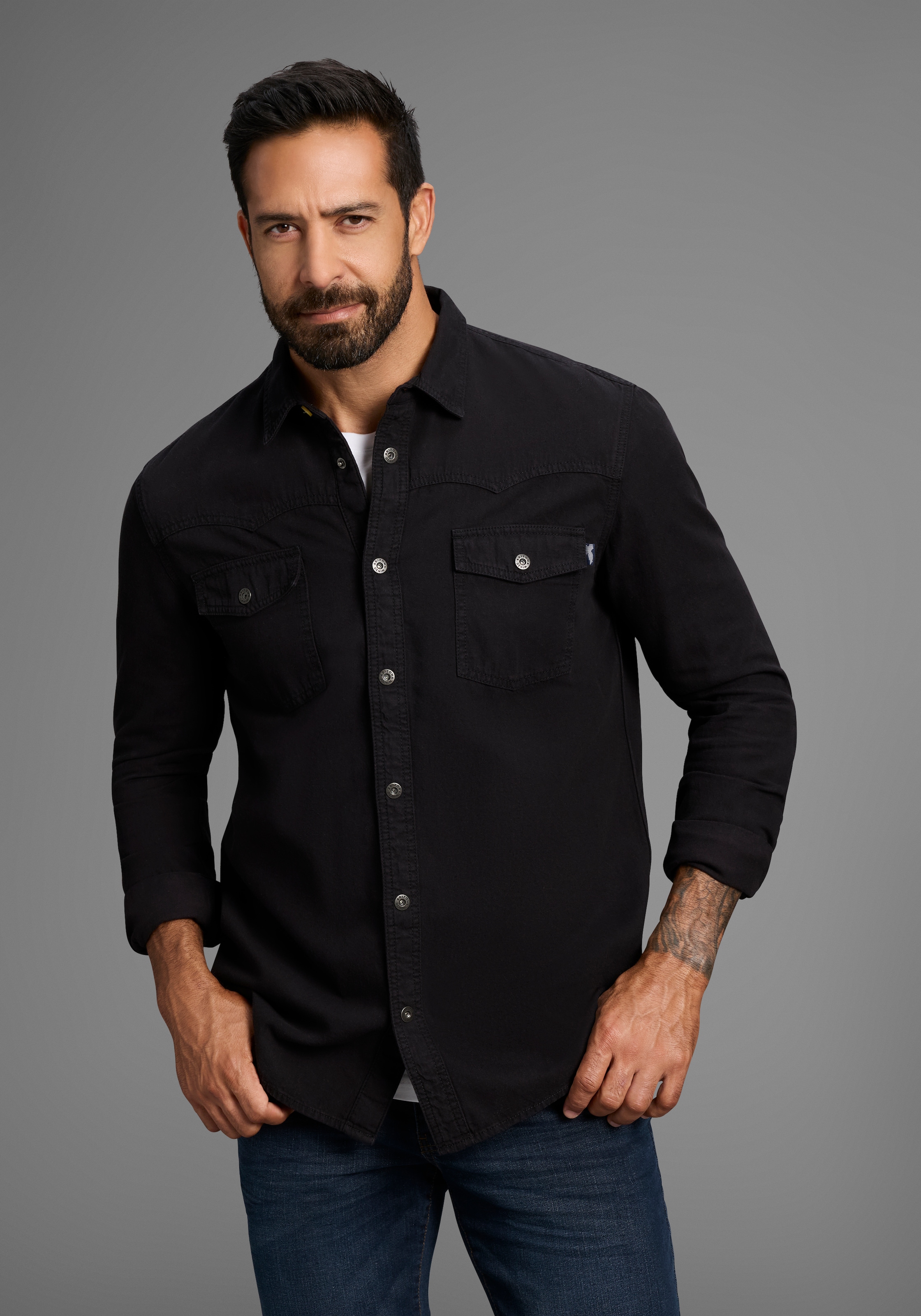 Arizona Jeanshemd, Western Stil