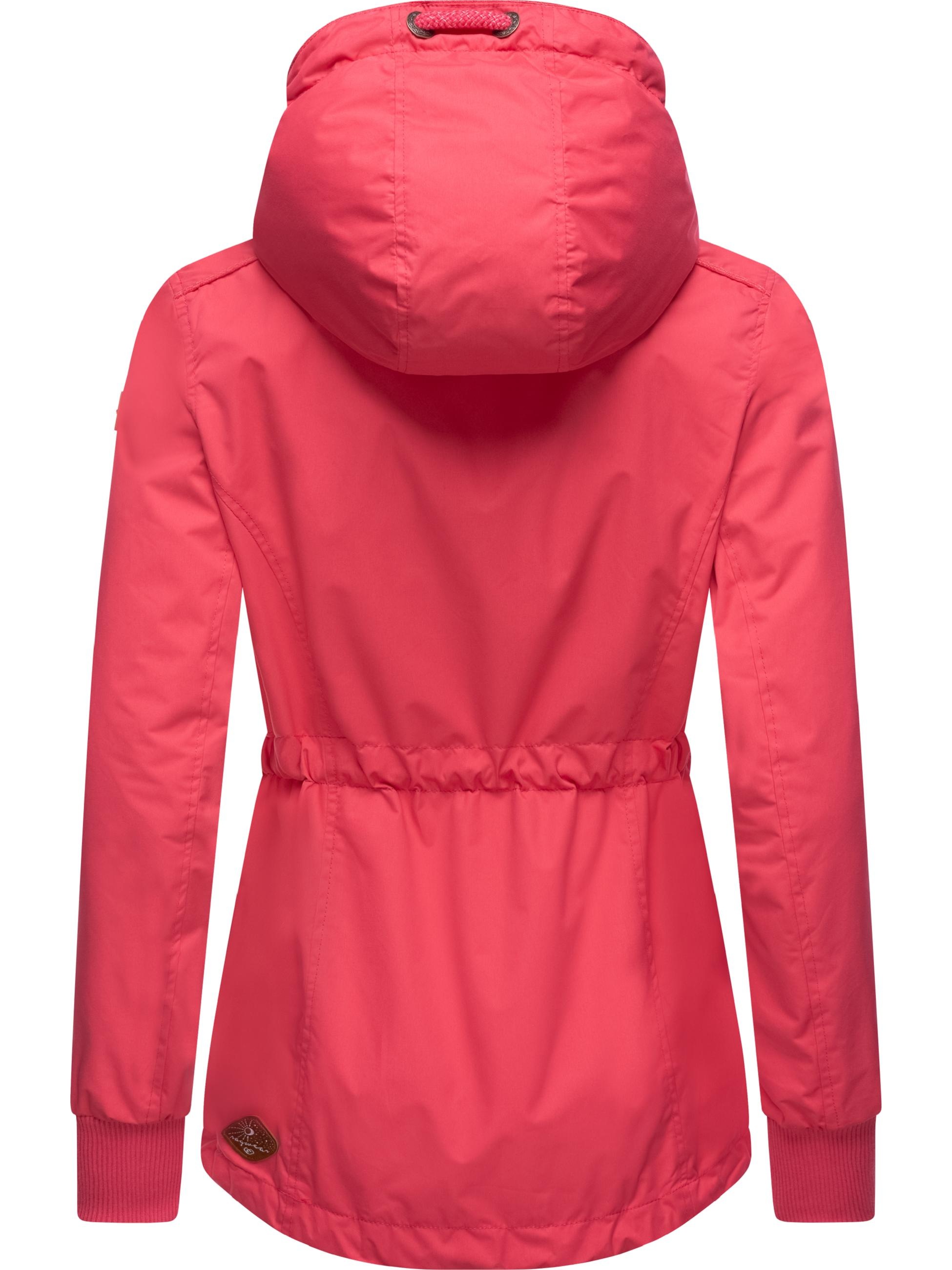 Ragwear Outdoorjacke »Übergangsjacke Danka«, mit Kapuze, Wasserdichte Übergangsjacke mit großer Kapuze