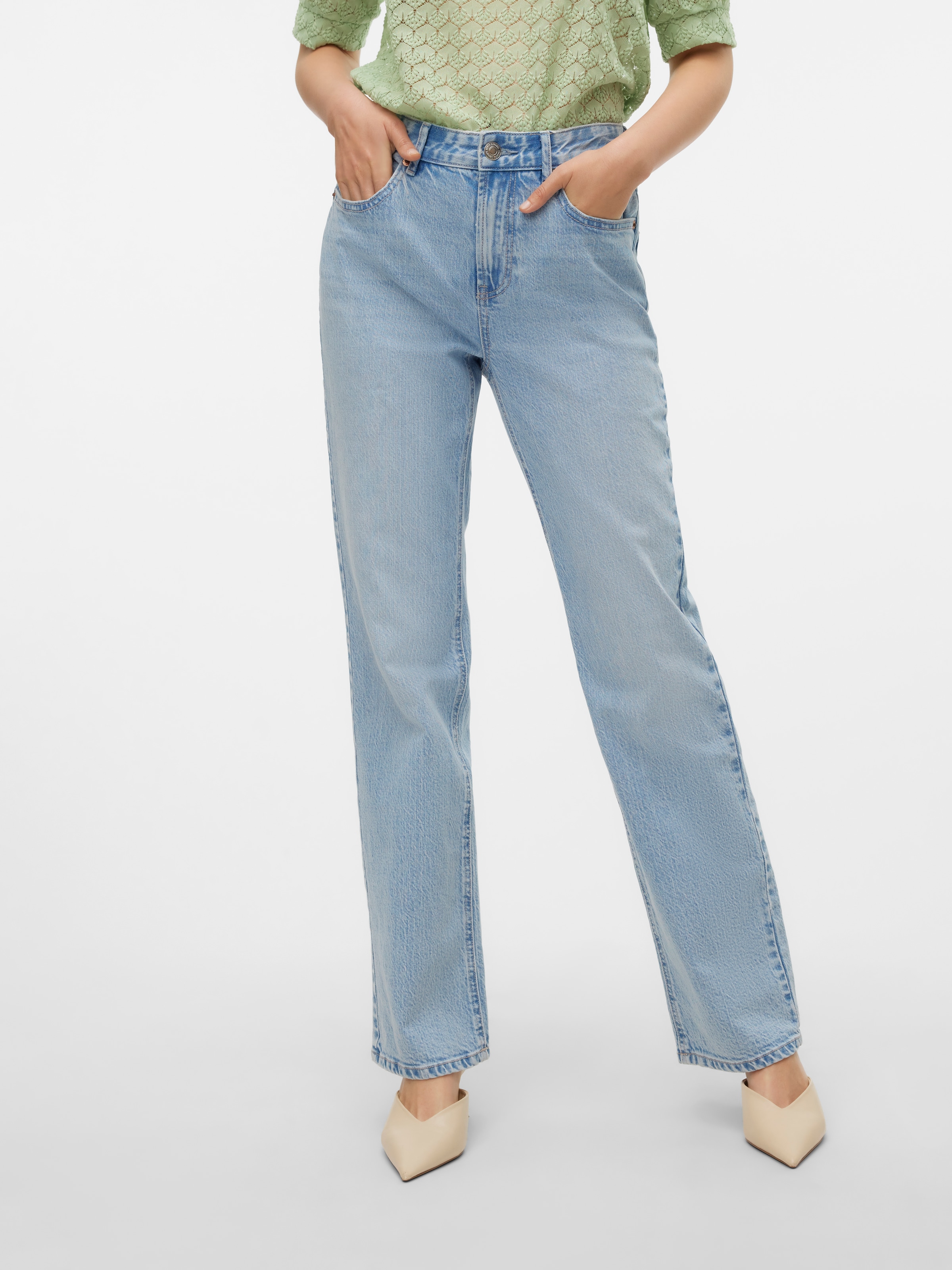 Vero Moda Straight-Jeans »VMTESSA HR STRAIGHT JEANS LI3010 GA NOOS«