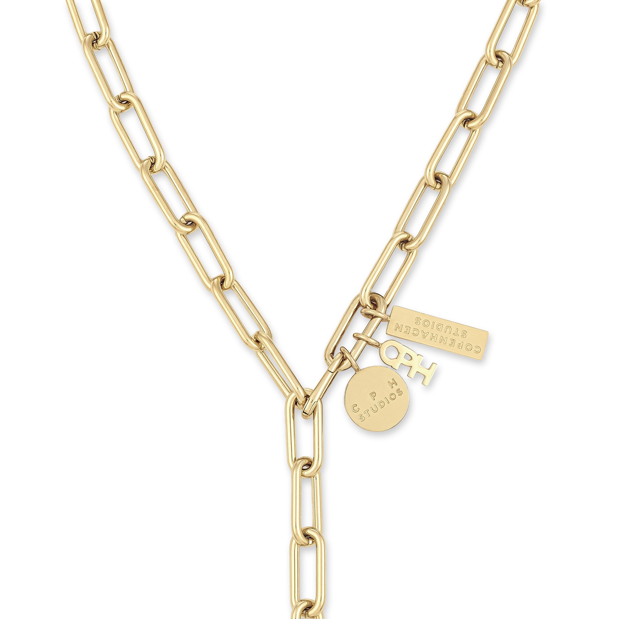 Copenhagen Studios Kette mit Anhänger »Schmuck Geschenk Edelstahl Halskette Bold Link«