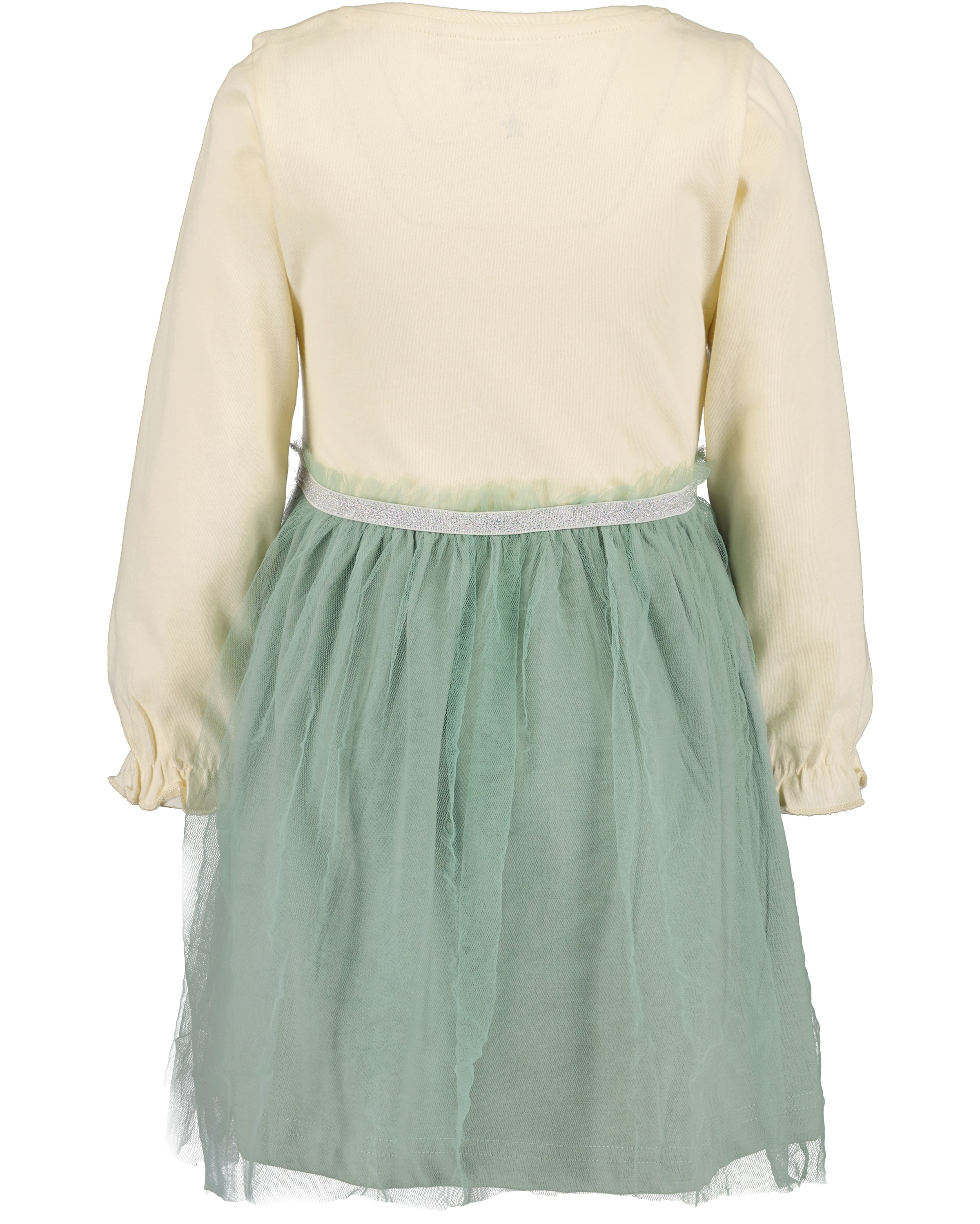 Blue Seven Jerseykleid mit aufgesetztem Tüllüberrock und tollem Pferde-Frontmotiv