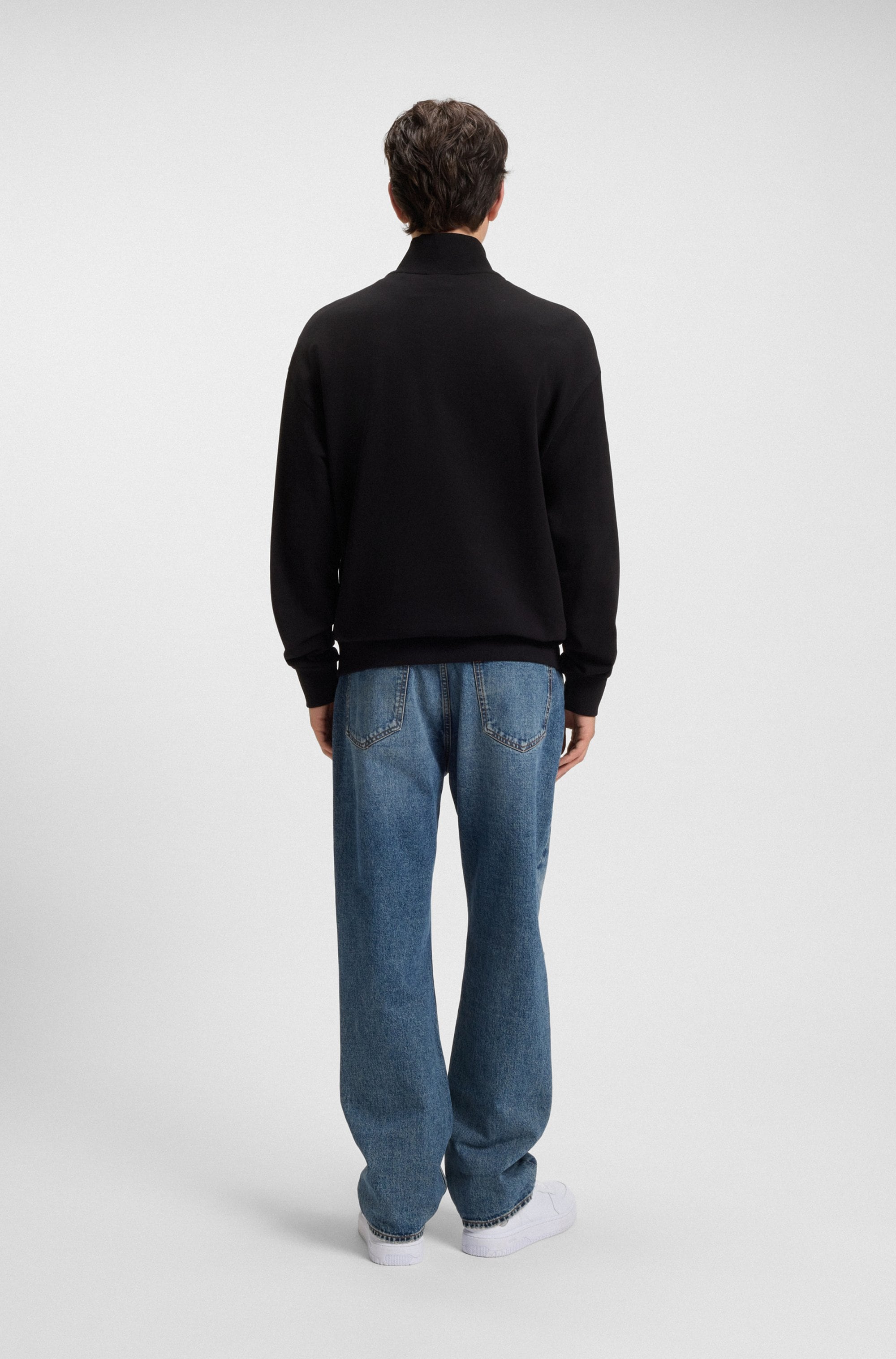 HUGO Blue Sweatshirt »Neeler«, mit Troyerkragen