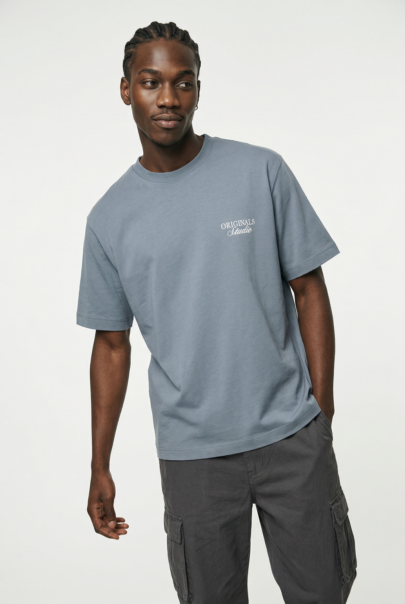 Jack & Jones PlusSize Kurzarmshirt »JORNORREBRO TYPO TEE SS CREW NECK  PLS« Baumwolle, regular fit