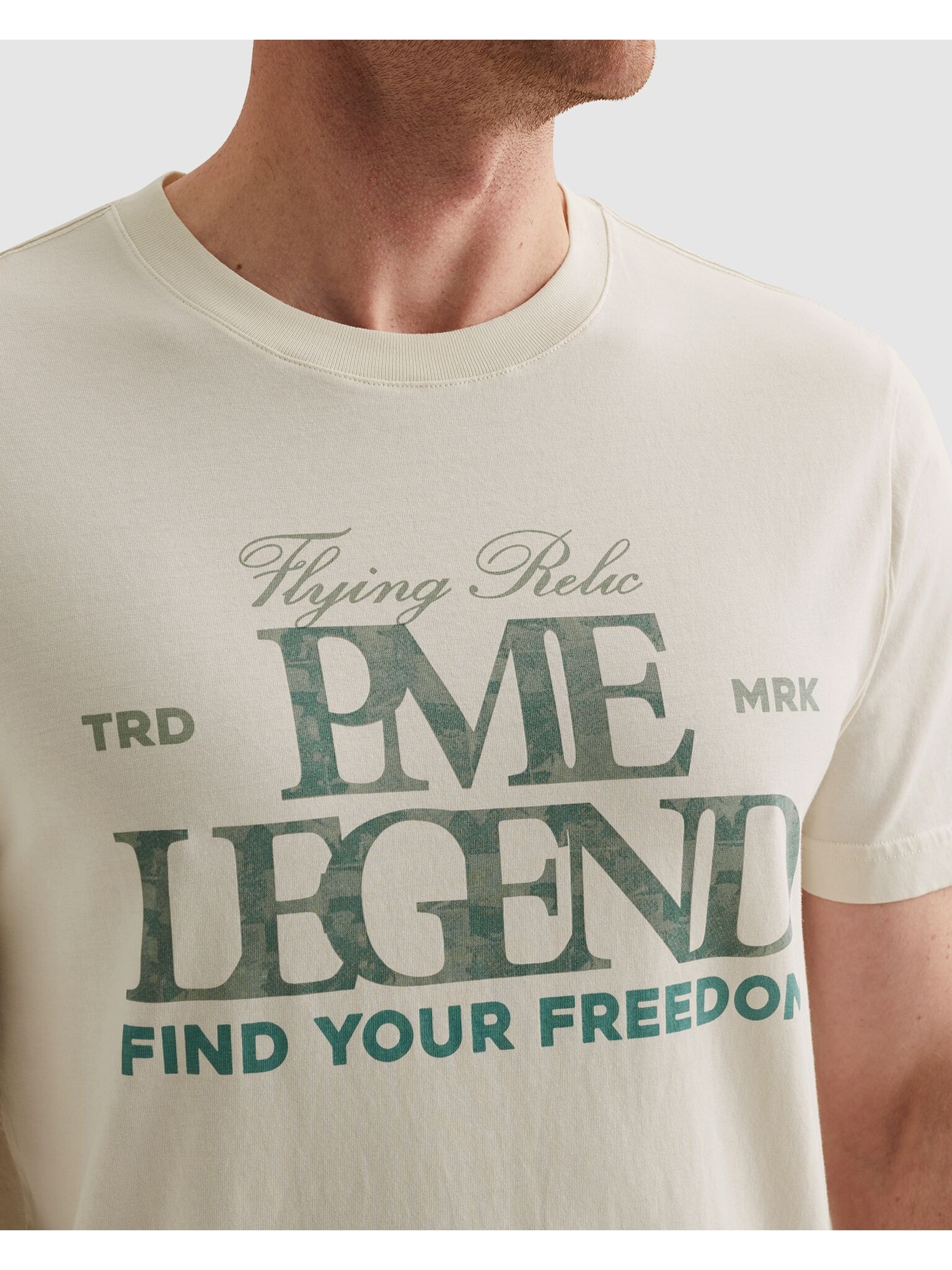 PME LEGEND T-Shirt »Short sleeve r-neck big print« mit Logo Print