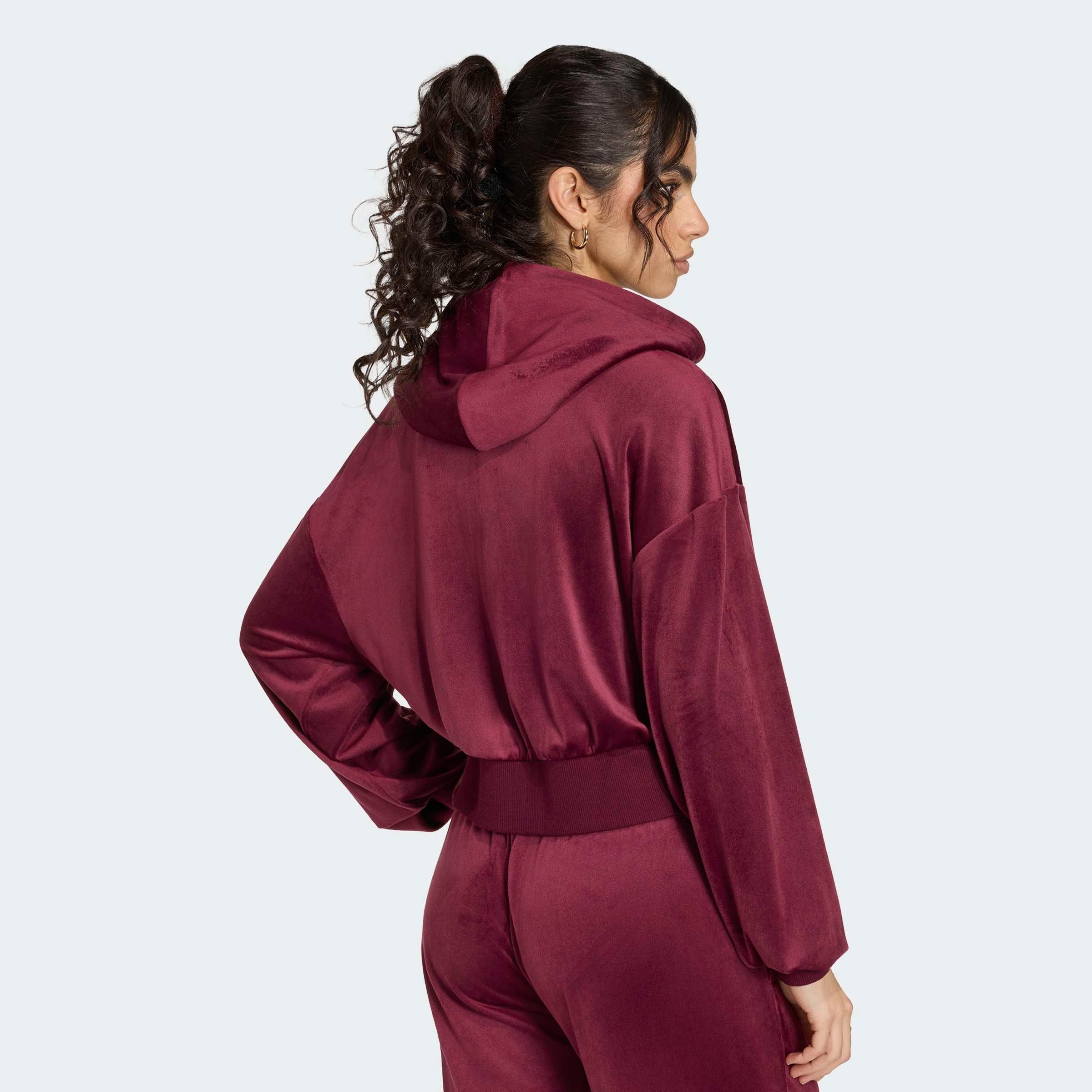 adidas Originals Kapuzensweatshirt »ESSENTIALS VELOURS TRACK«
