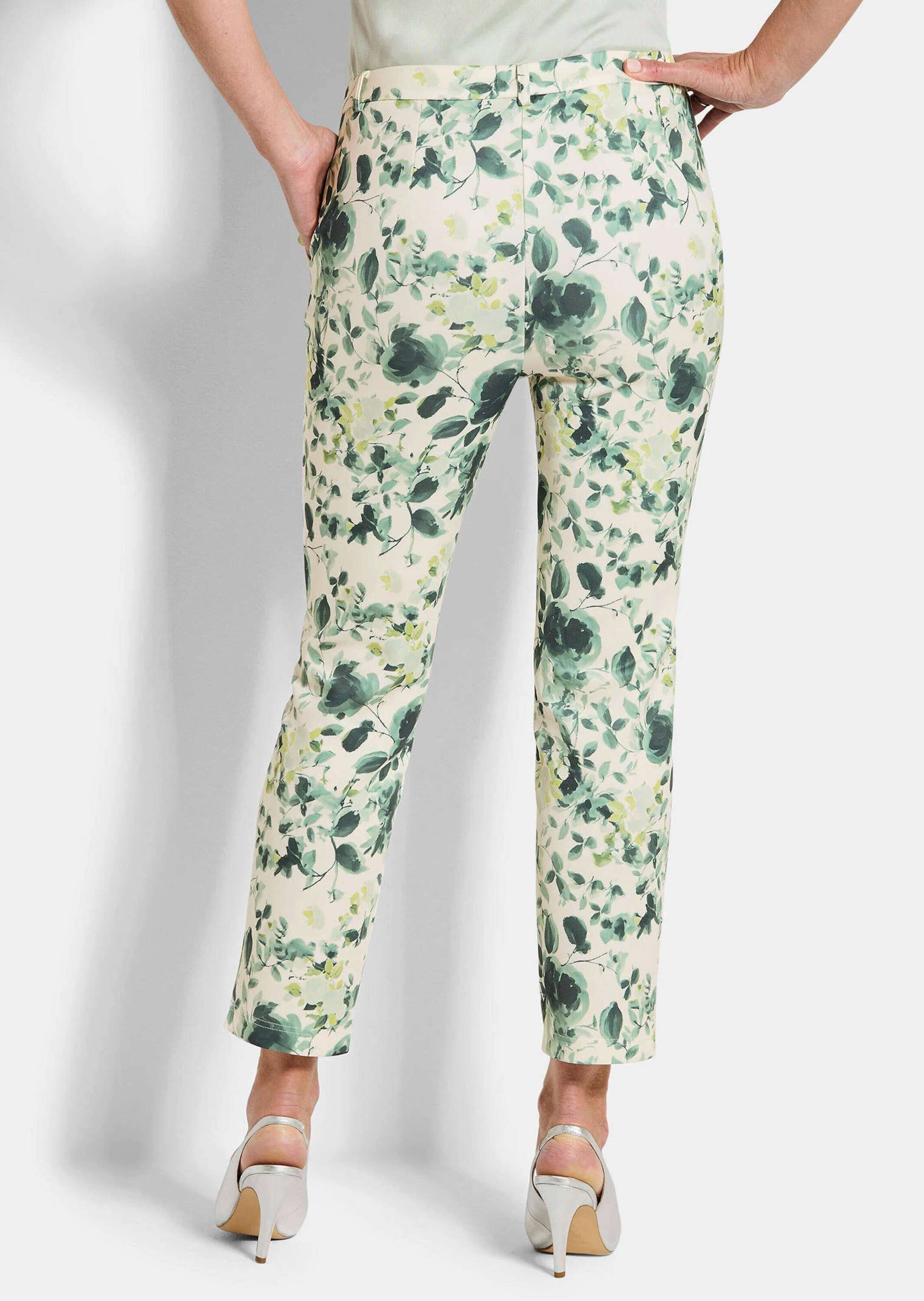 GOLDNER Stoffhose »Kurzgröße Schmale Hose LOUISA aus Scuba-Jersey«