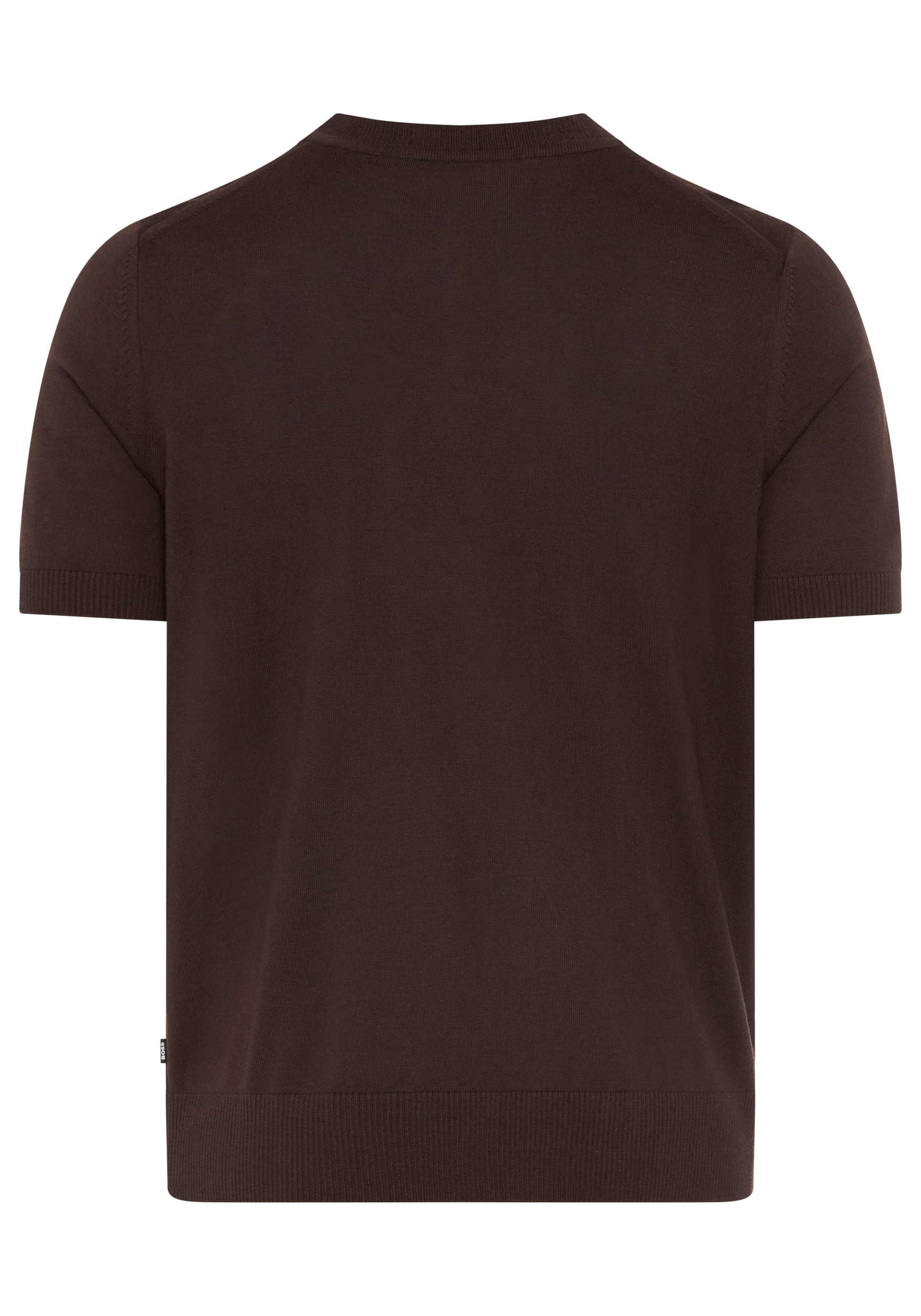 BOSS Kurzarmpullover »Umauro« aus Merinowolle, regular fit