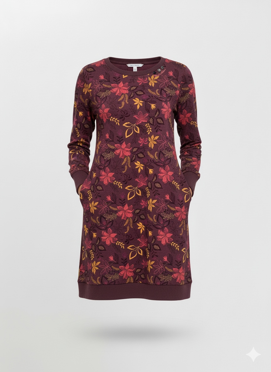 Ragwear Sweatkleid »MENITA FLOWERS O«