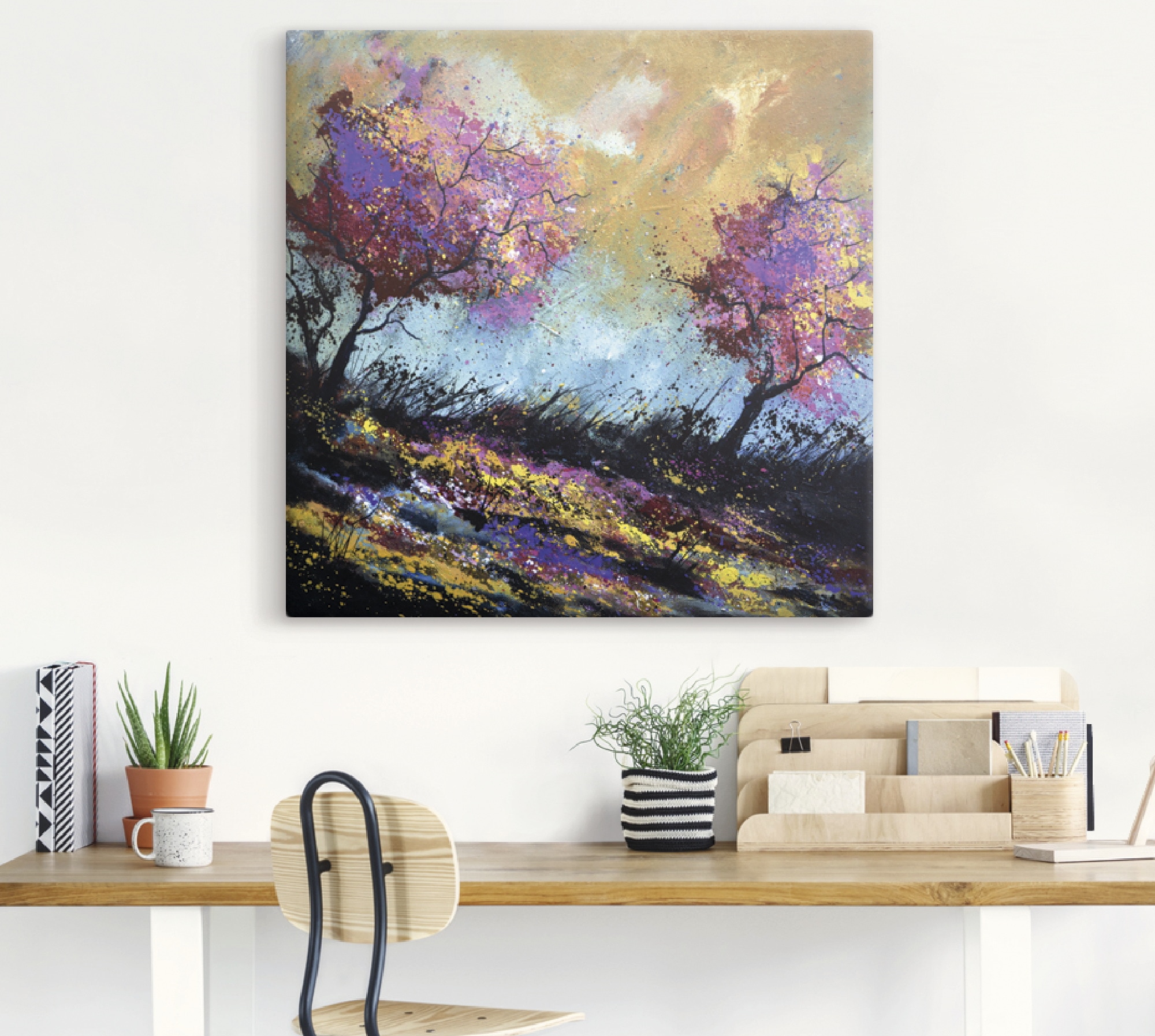 Artland Wandbild »Herbst-Eichen«, Wiesen & Bäume, (1 St.), als Alubild,  Leinwandbild, Wandaufkleber oder Poster in versch. Größen bestellen im OTTO  Online Shop