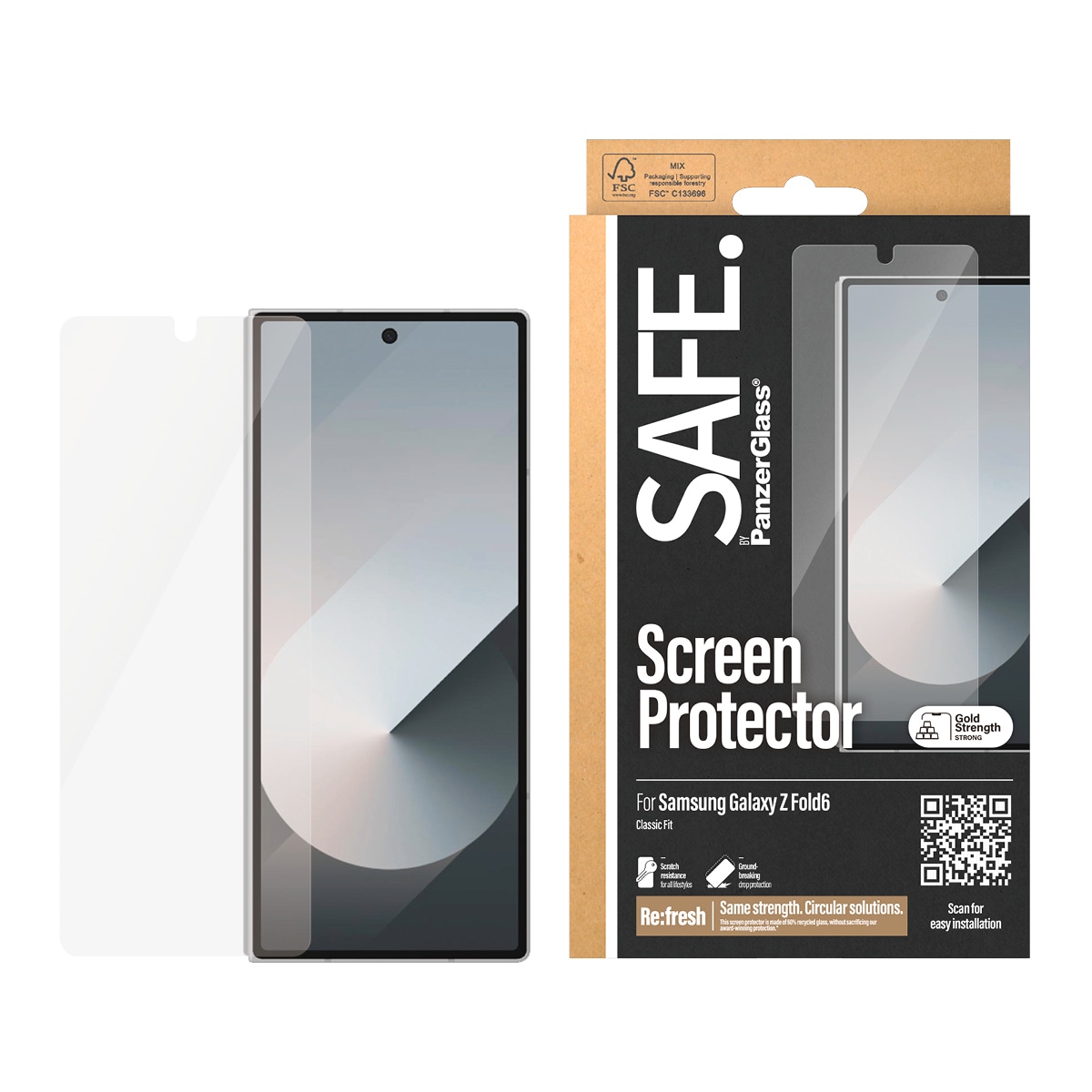 Displayschutzglas »Classic Fit Screen Protection«, für Samsung Galaxy Z Fold6,...