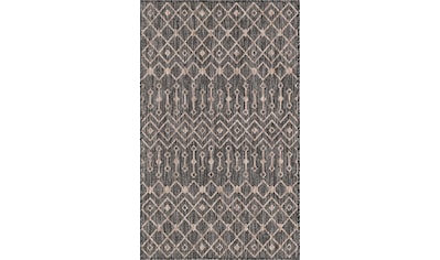 my home Teppich »Madelyn«, rechteckig, Flachgewebe, Motiv Blätter, In- und Outdoor  geeignet, Wohnzimmer im OTTO-Shop