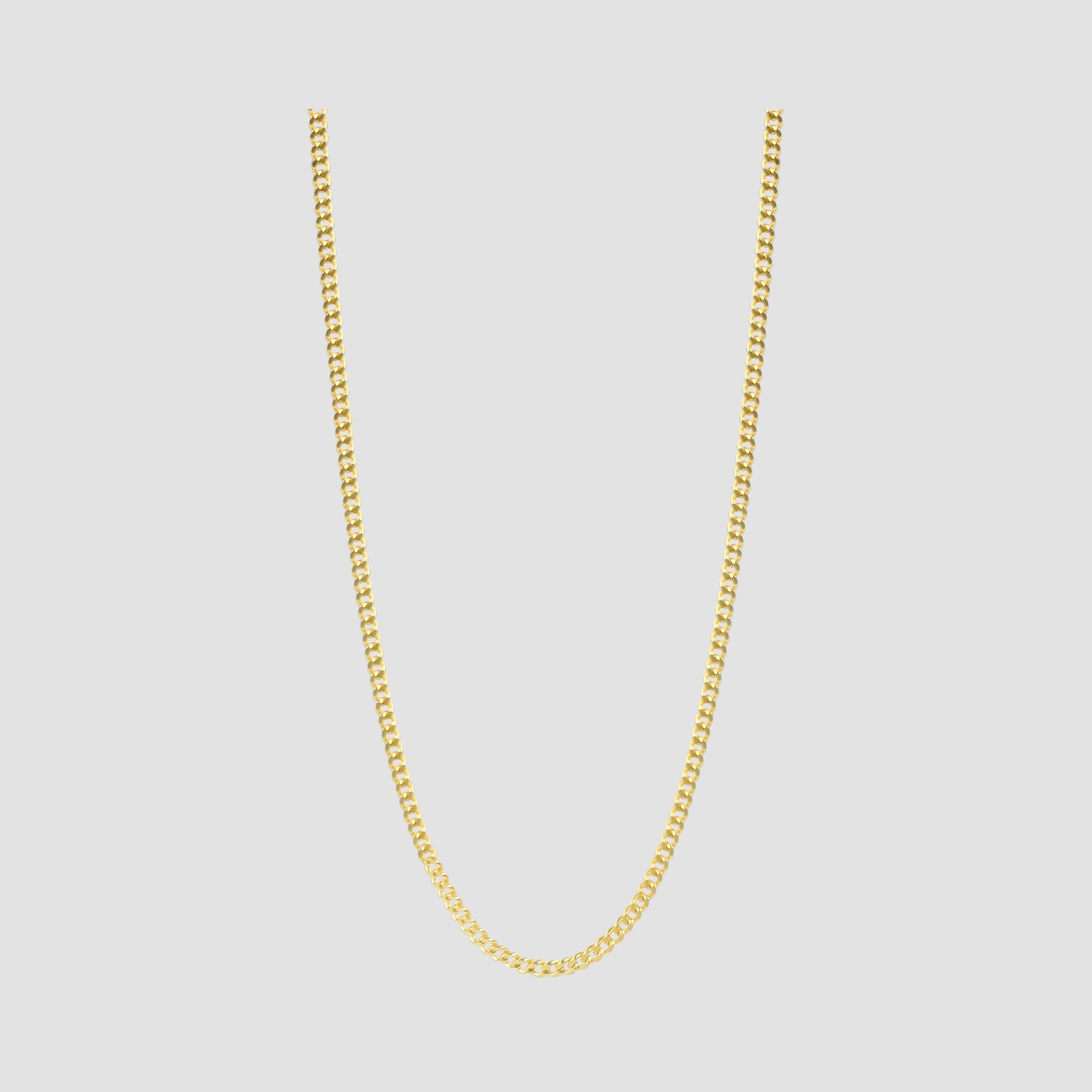 Adelia´s Panzerkette »Damen Halskette ¿ Panzerkette aus 333 Gold 45 cm«