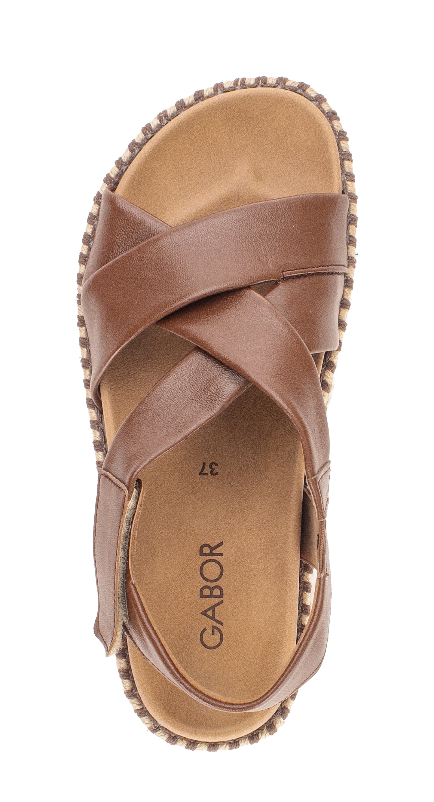 Gabor Riemchensandale  Plateau, Sandalette mit weichen Riemchen