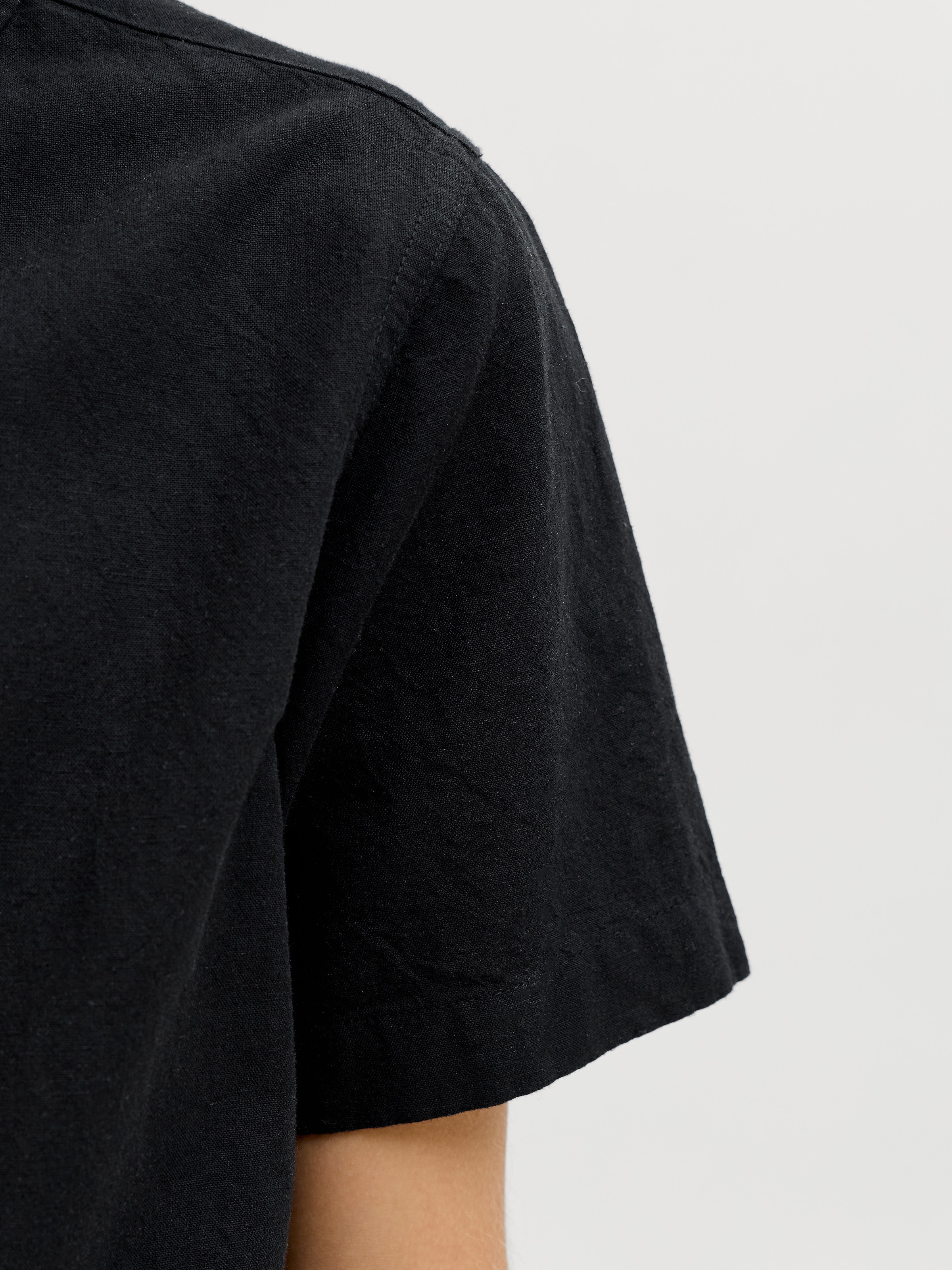 Jack & Jones Junior Kurzarmhemd »JJEBREEZE LINEN BLEND SHIRT S/S SN JNR«