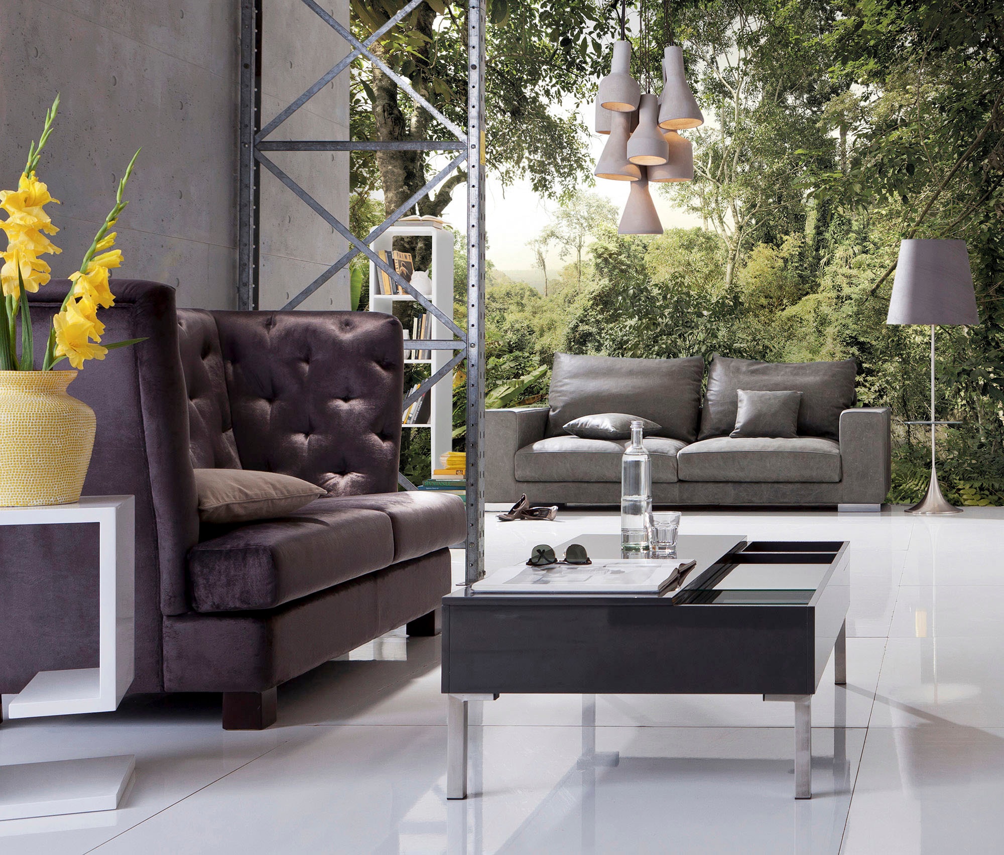 Komar Vliestapete »Digitaldruck Vlies -  Dschungel - Größe 400 x 260 cm« bedruckt glatt Wohnzimmer, Schlafzimmer