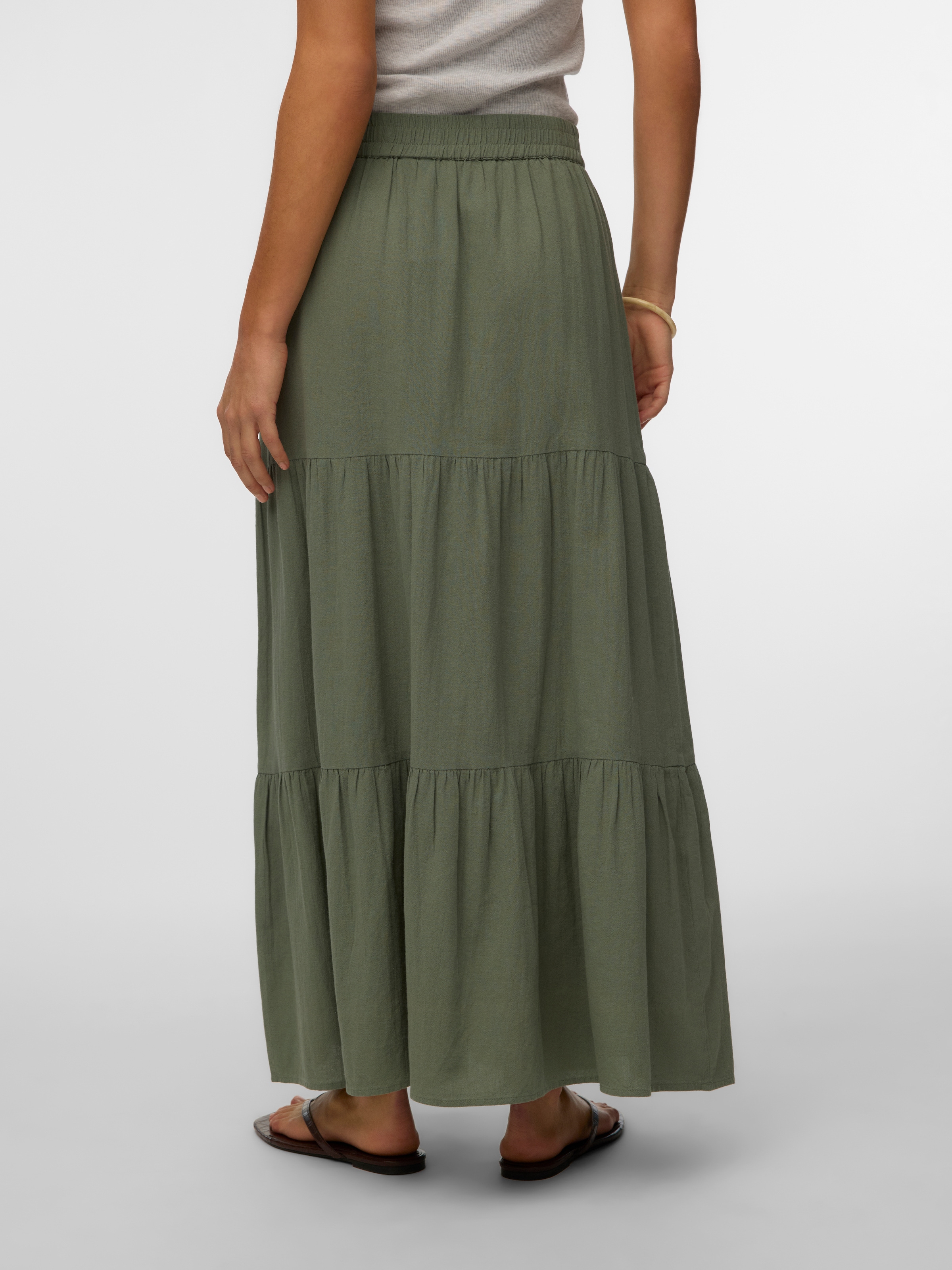 Vero Moda Maxirock »VMDICTHE HW MAXI SKIRT WVN GA« Baumwolle
