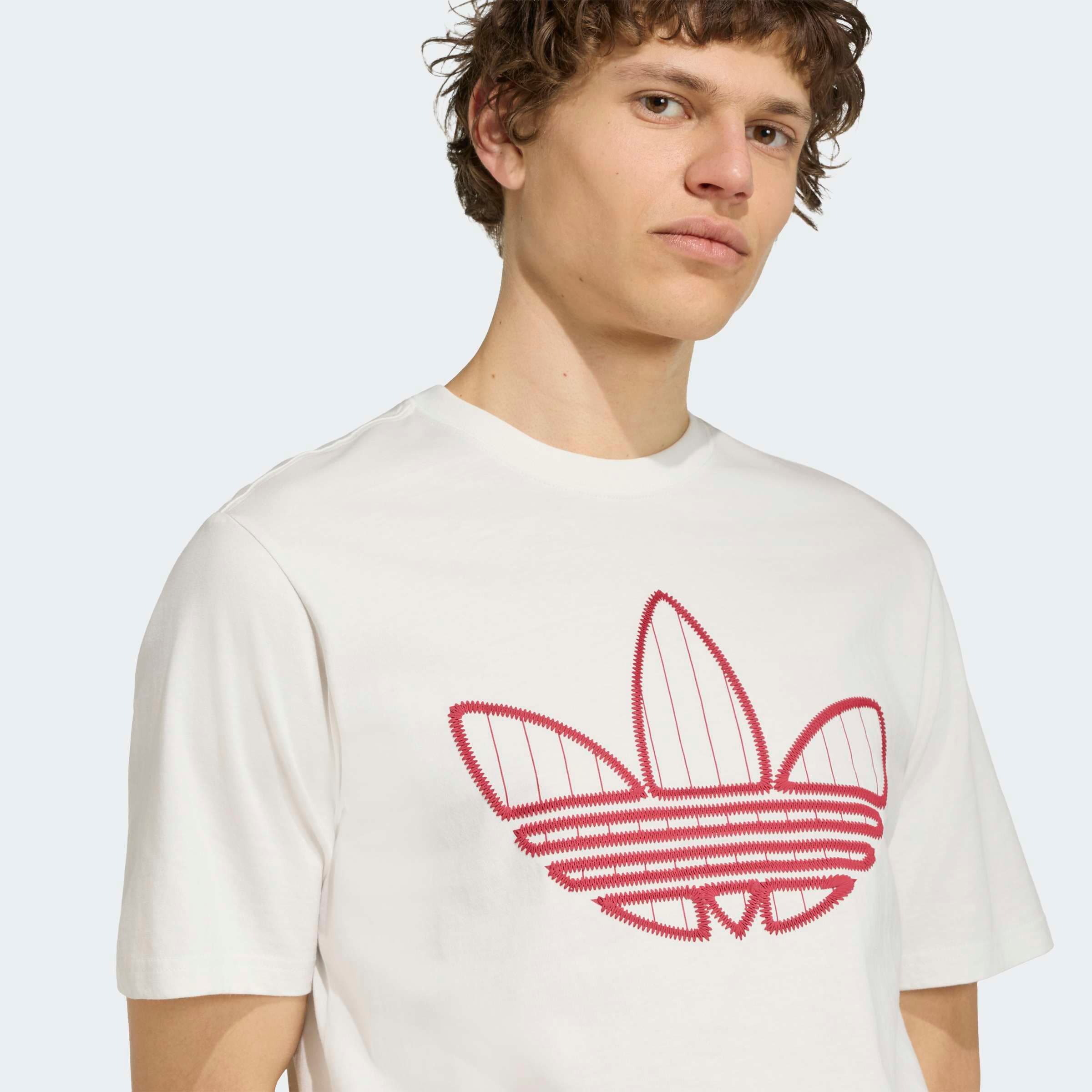 adidas Originals T-Shirt »TREFOIL INFILL« für Erwachsene, mit sportlichem Stil, ohne Verschluss, aus Baumwolle