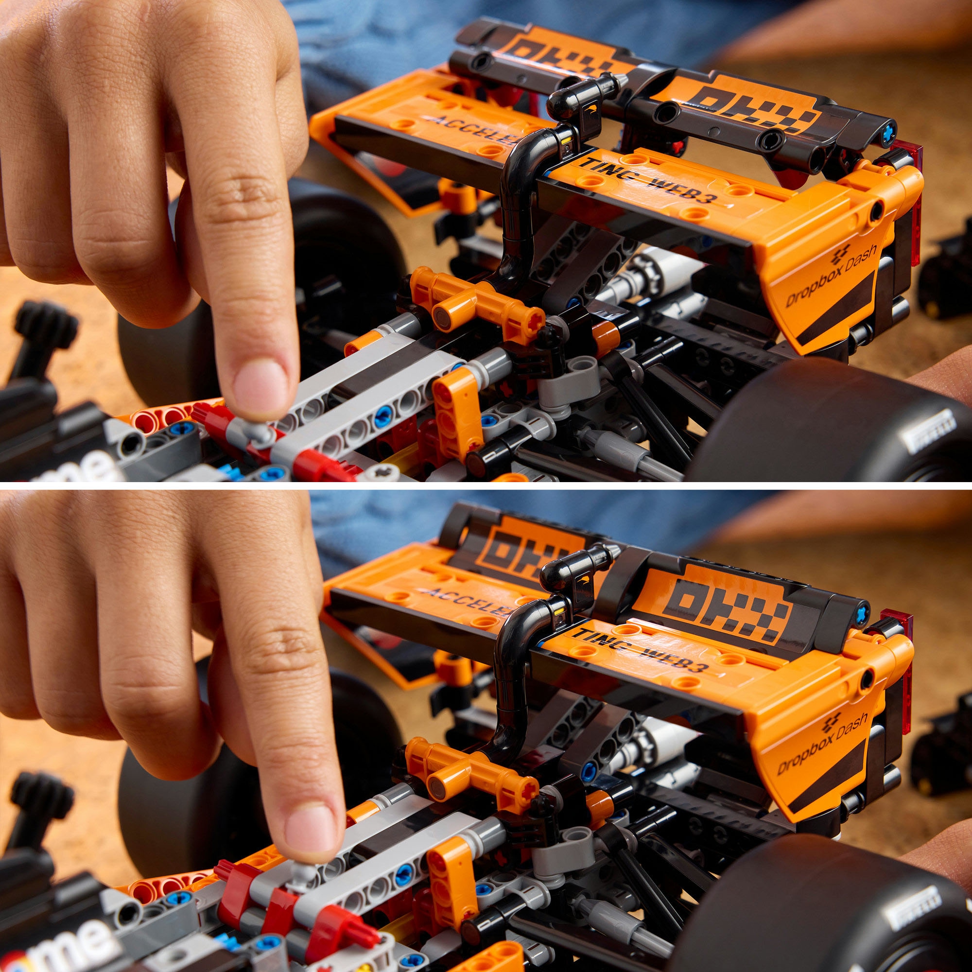 LEGO® Konstruktionsspielsteine »McLaren MCL39 F1 Rennwagen (42228), LEGO Technic«