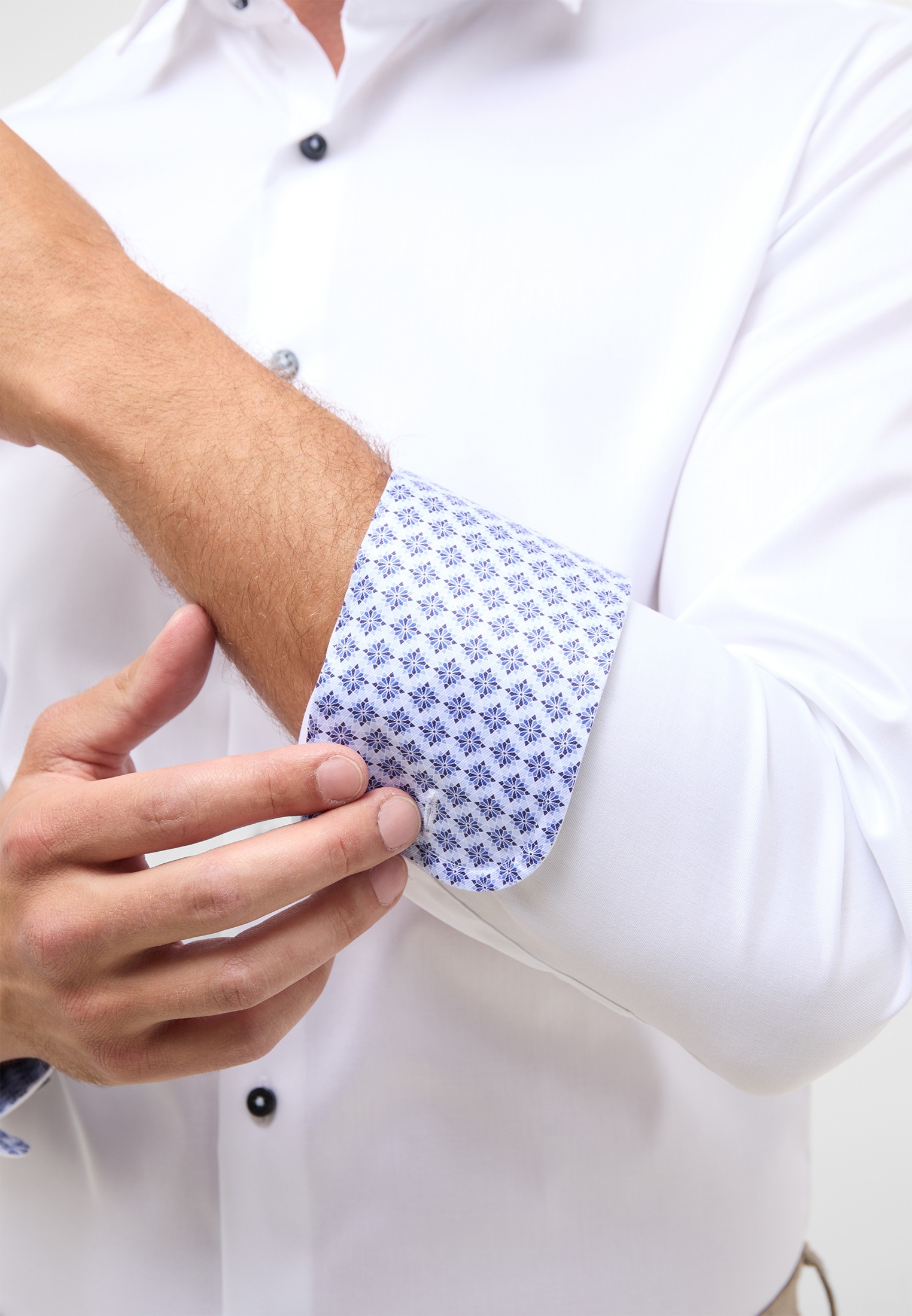 Eterna Langarmhemd »SLIM FIT«