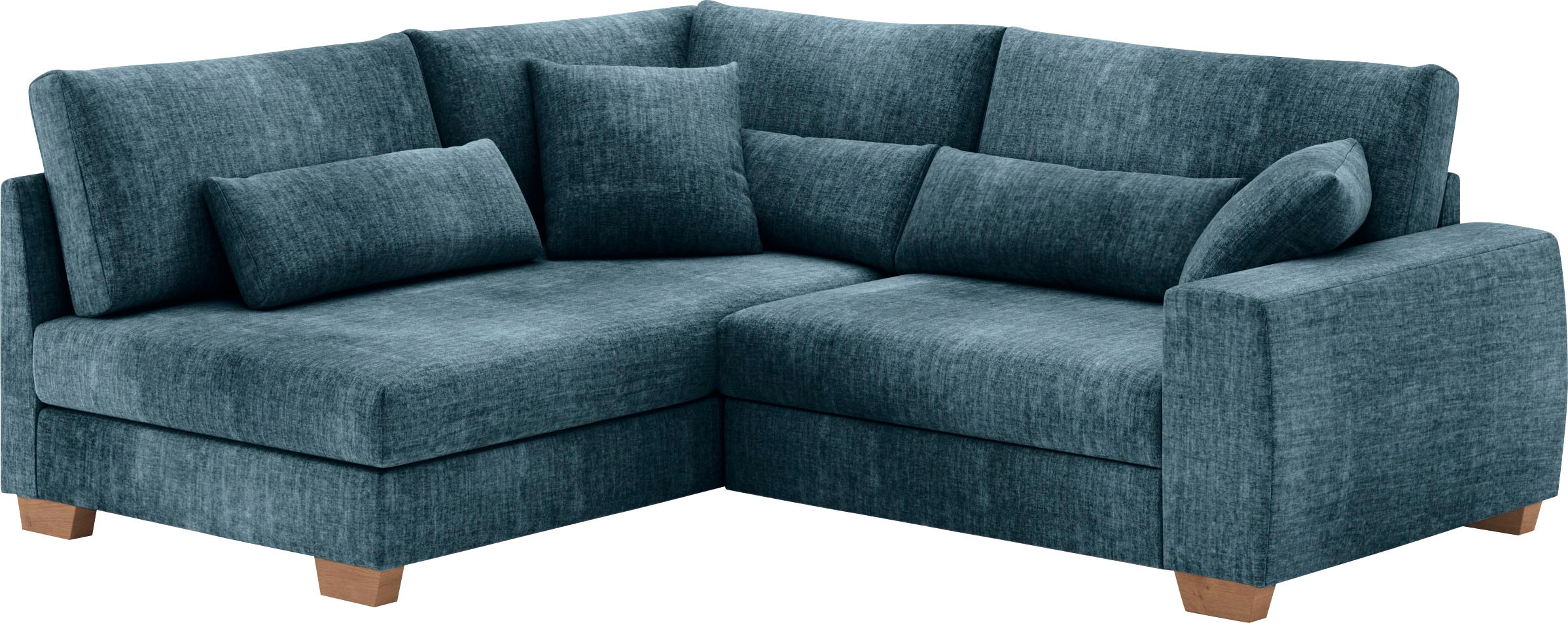 Mr. Couch Ecksofa »Helena L-Form«, Mit Federkern, wahlweise mit Bettfunktion und Taschenfederkern